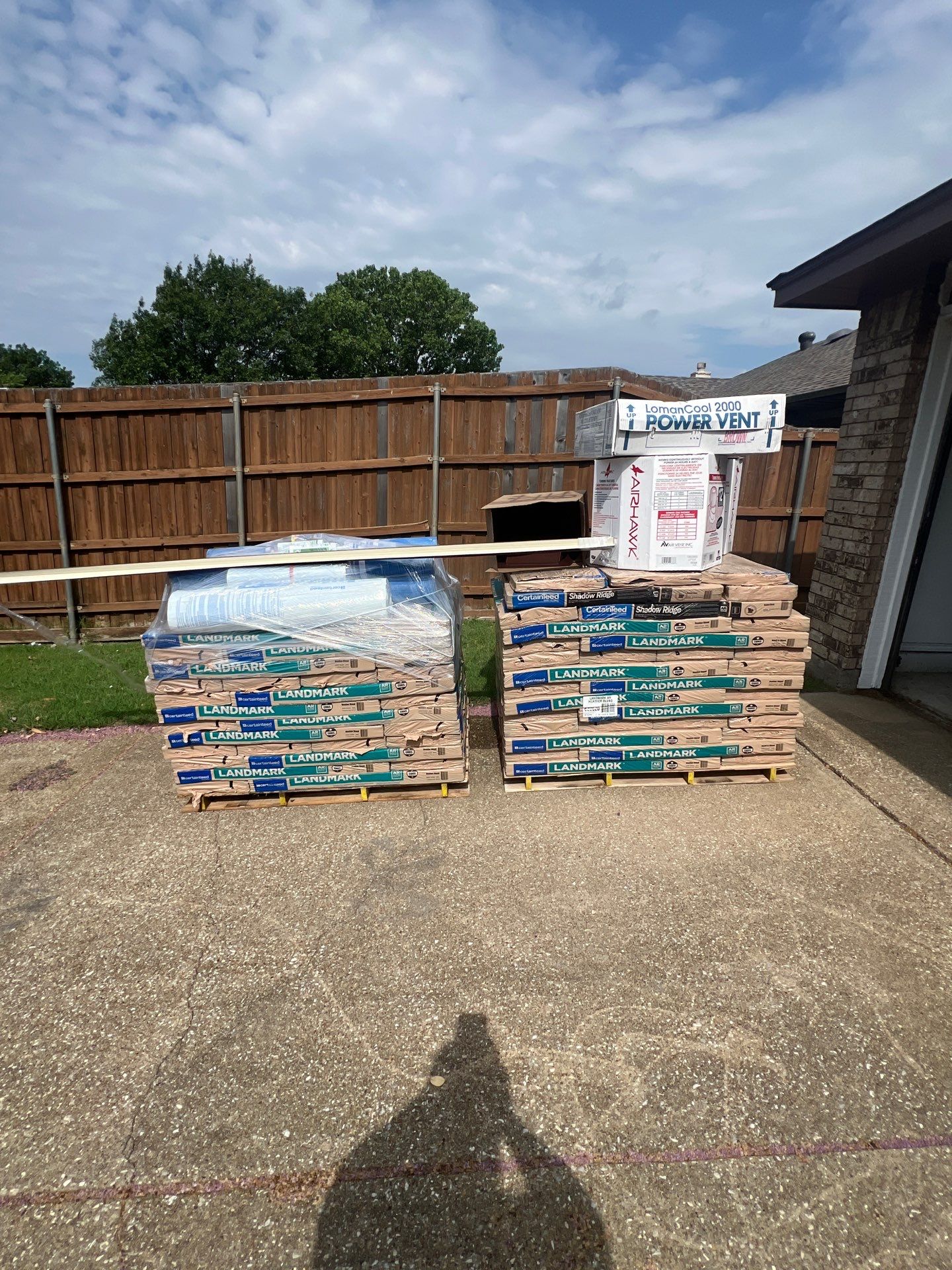 Project in Allen by Rainy Day Restoration