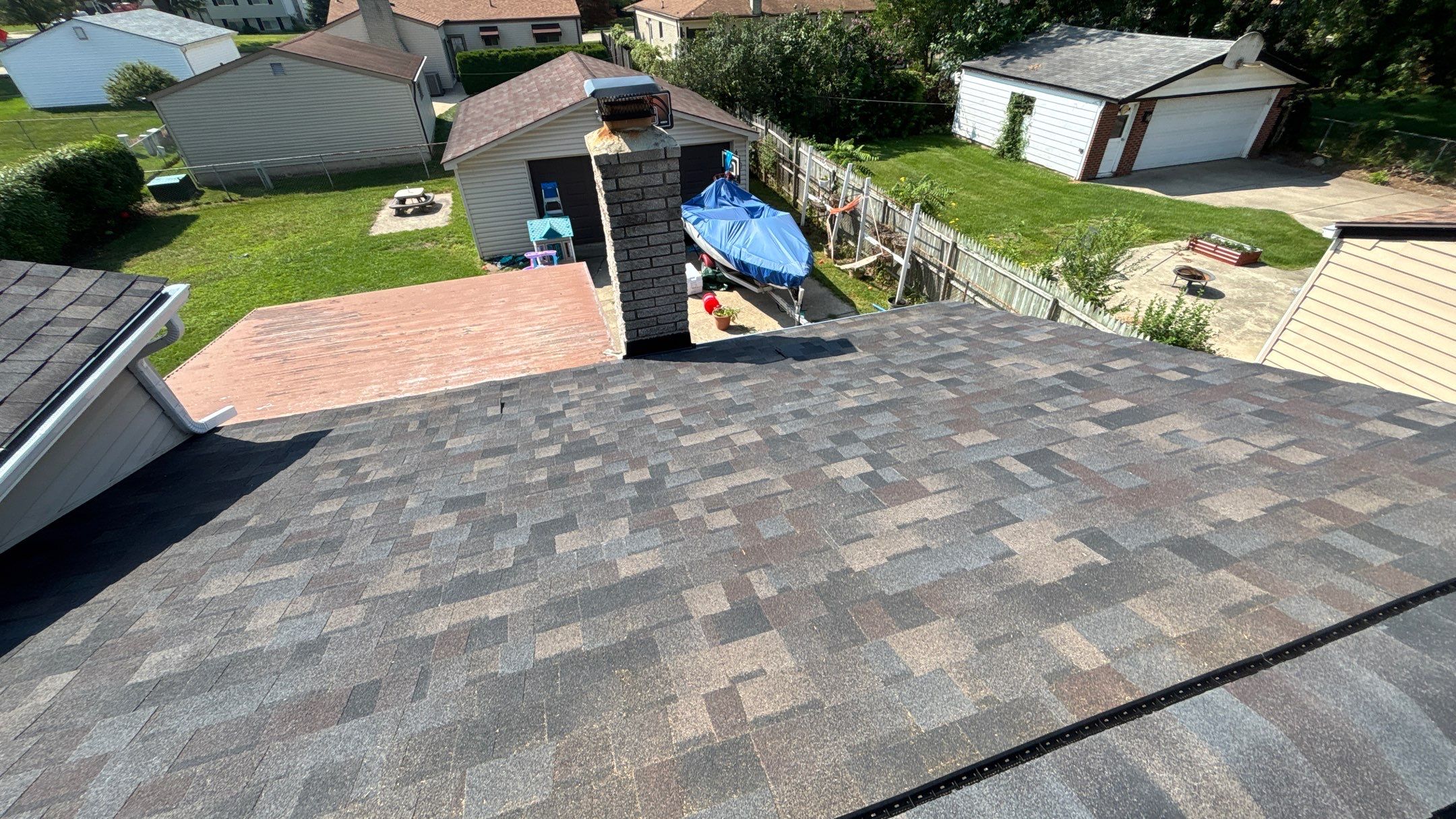 Roof Replacement using Owen Black Sable by 180 Contractors