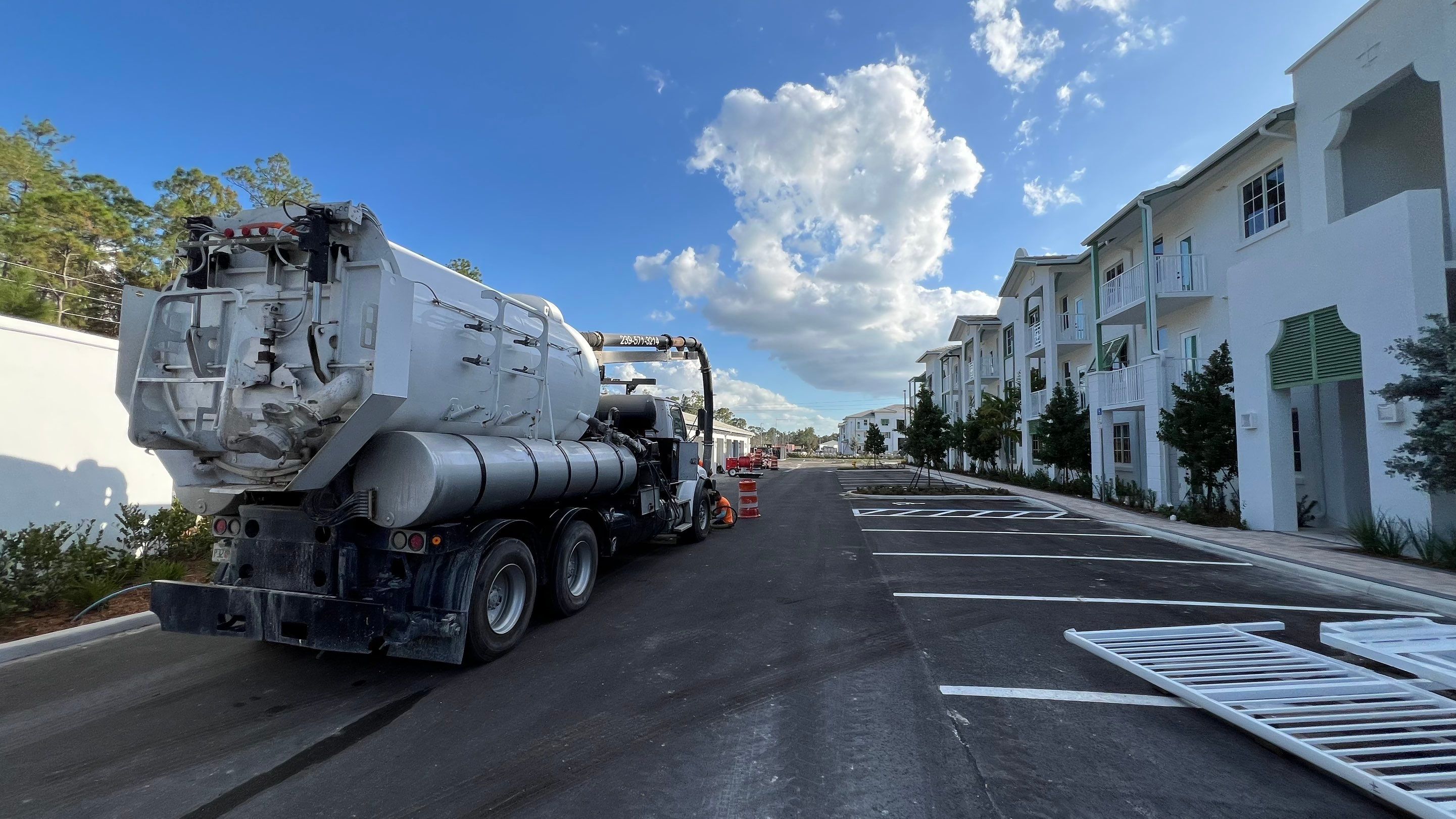 New Construction Condo Community Stormwater System Maintenance  by APS Power & Water