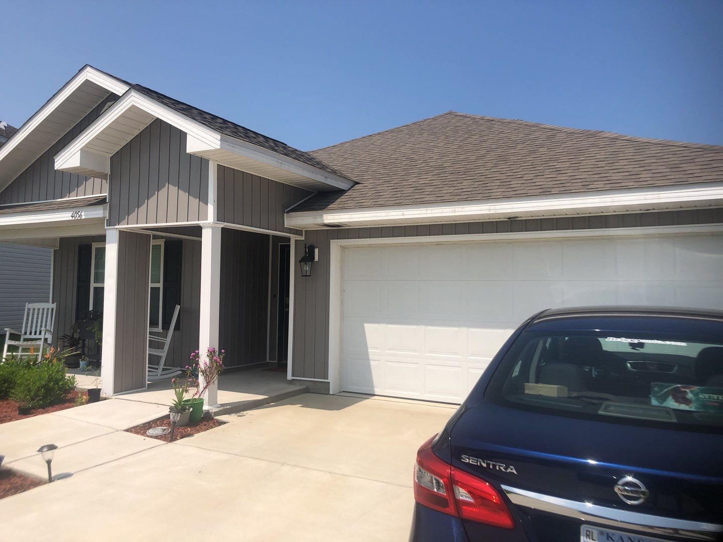 Gutter Installation using K-Style Seamless Gutters and Soffit and Fascia Replacement by Gutter Professors