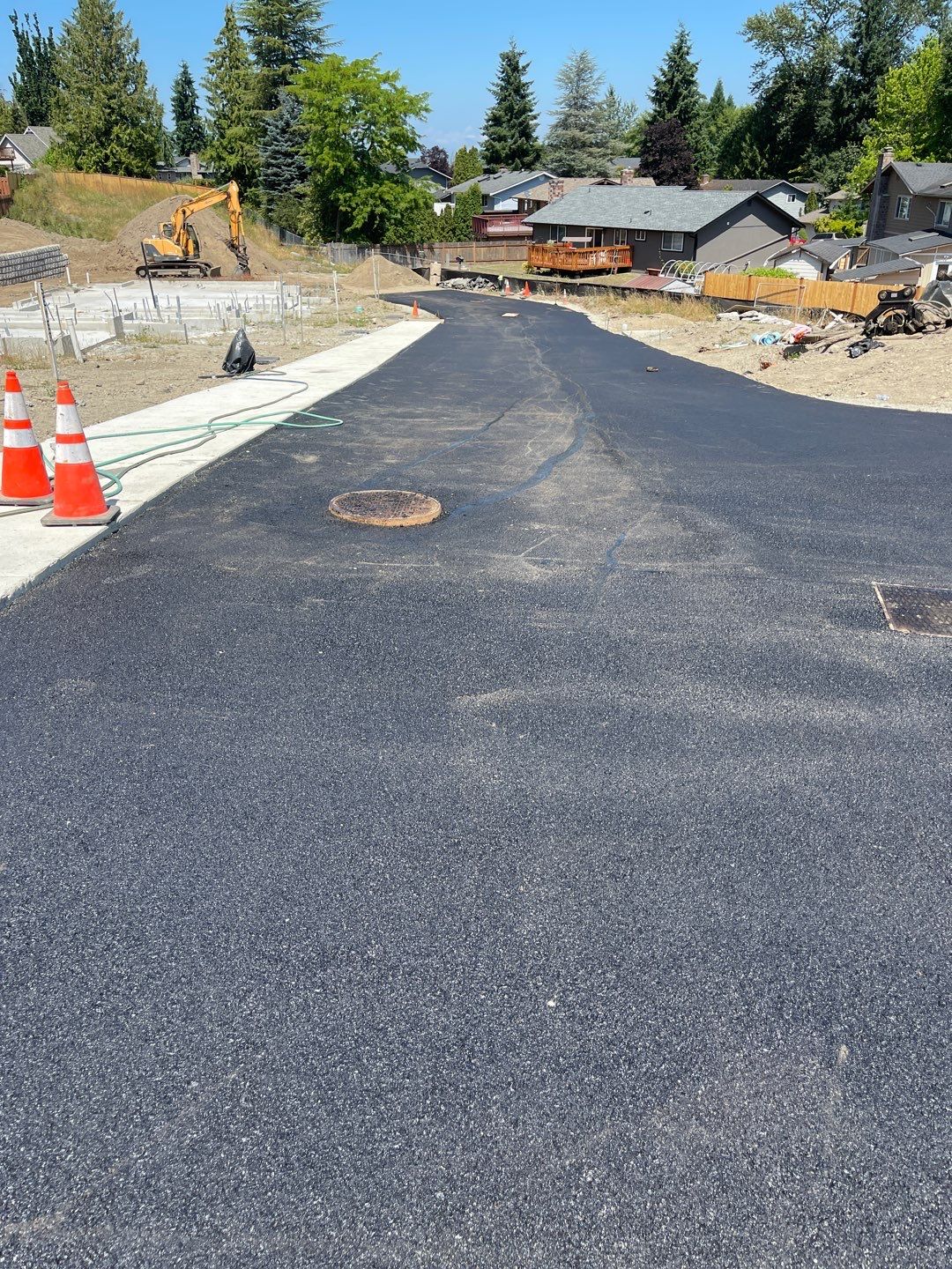 Asphalt Road Repair in Neighborhood  by Jireh Asphalt & Concrete Inc 