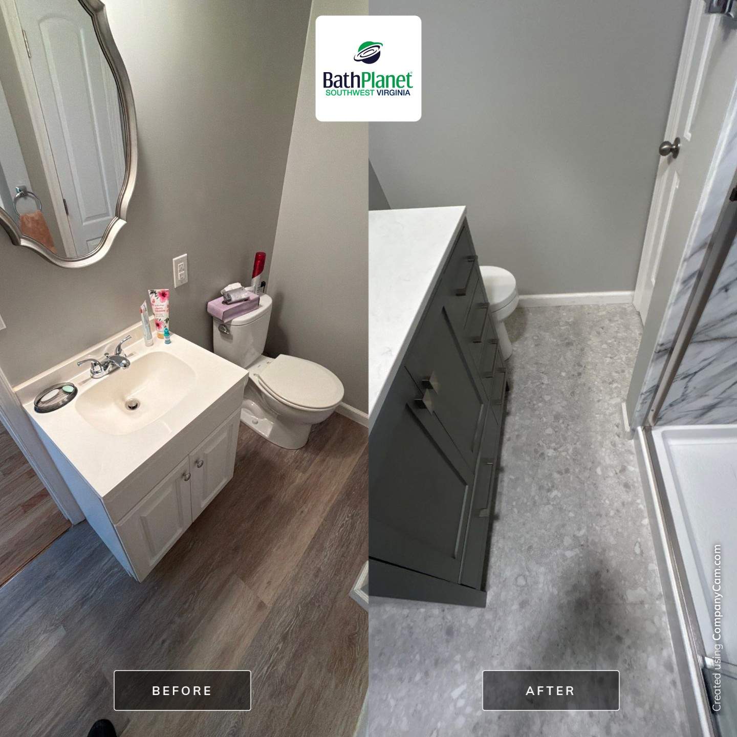 Tub to Shower Remodel by BathPlanet SW Virginia