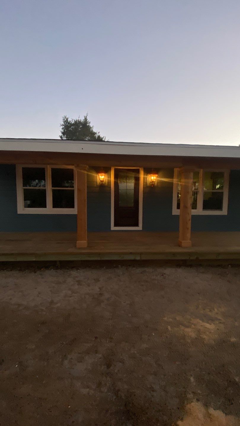 Customized Cabin by Bayfront Roofing and Construction