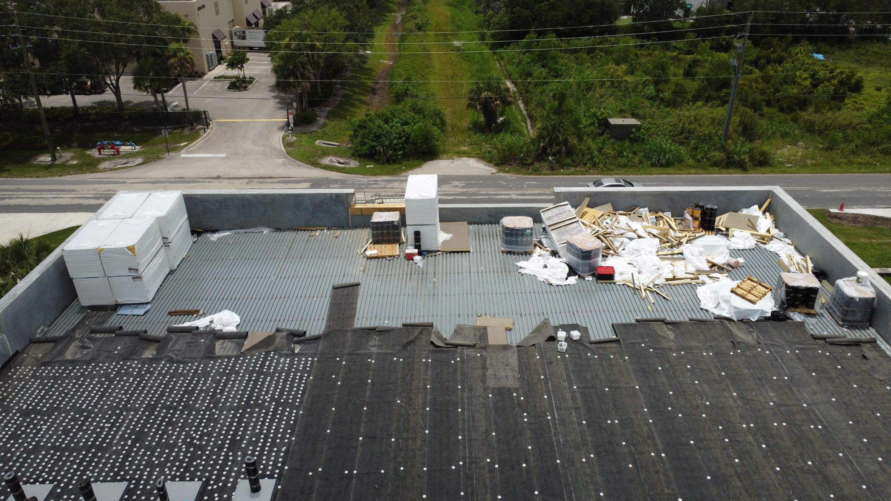 Torch Applied Modified Bitumen Roof Installation by Sailfish Roofing