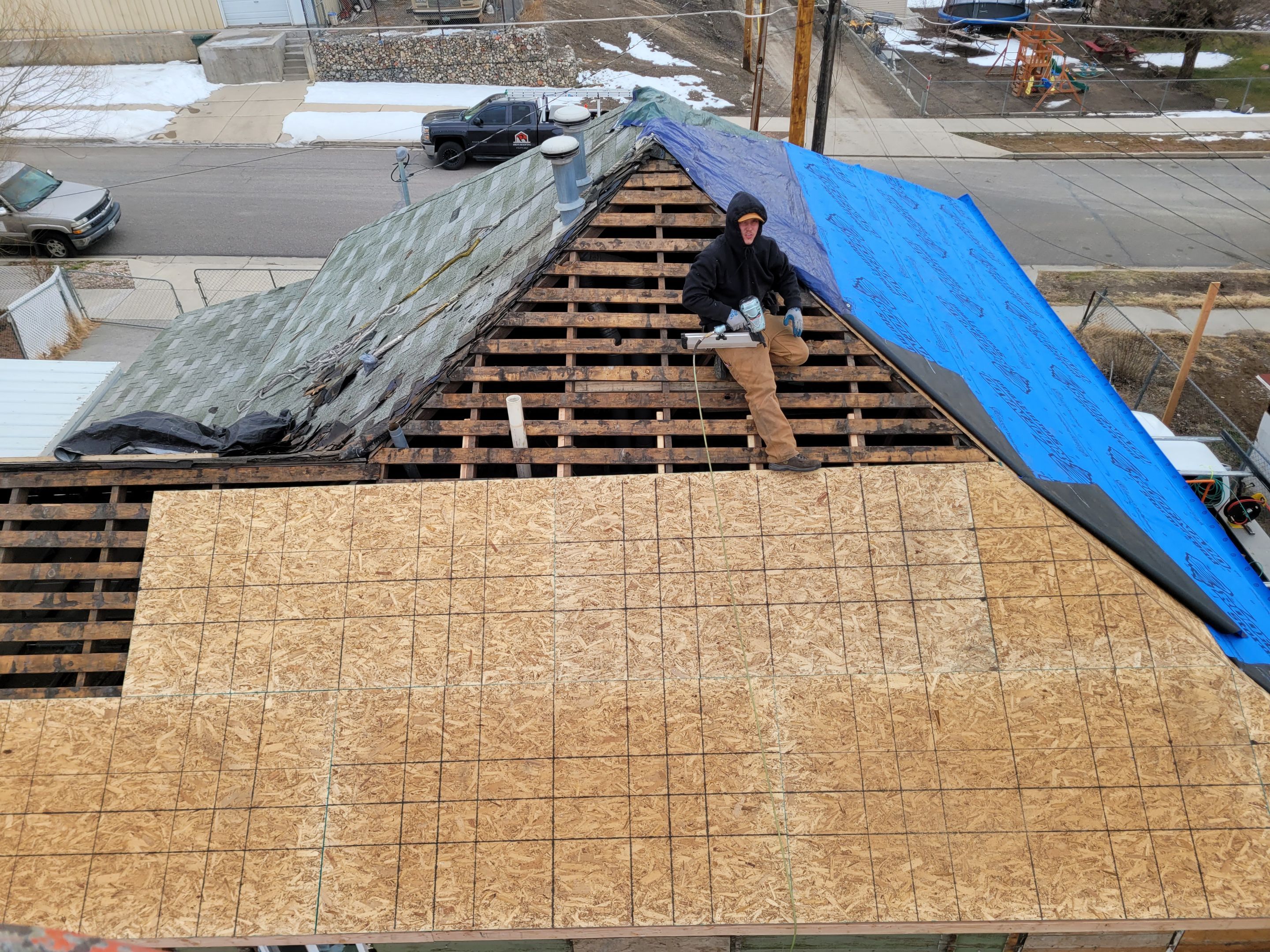 Residential Roofing Installation using Delta Metals by Bros Roofing