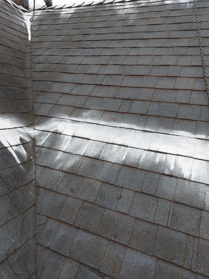 Roof Cleaning  using Moss Treatment  by BEST Roofing & Waterproofing