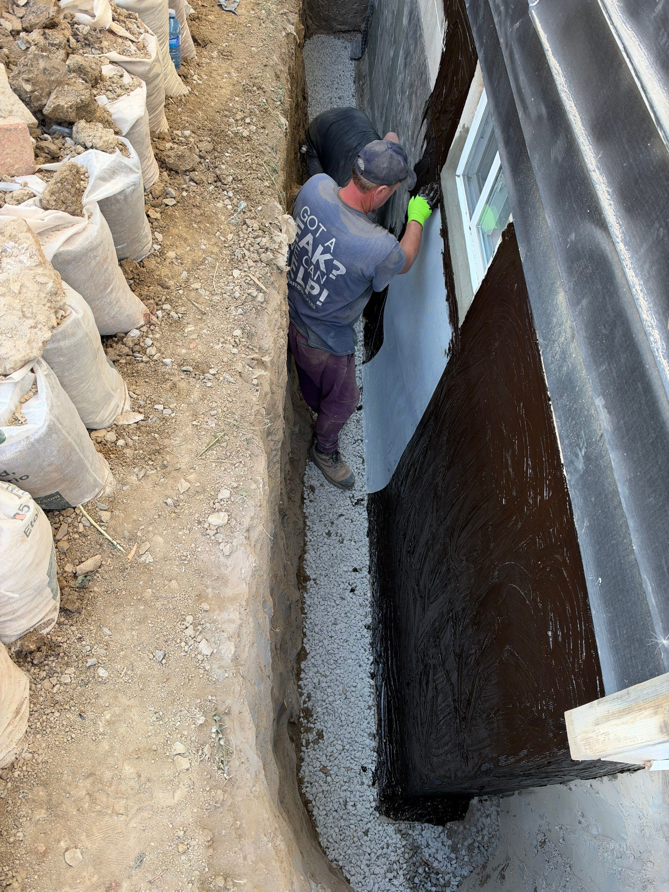 Exterior Foundation Waterproofing and Weeping Tile Installation in Hamilton by Canada Waterproofers Inc