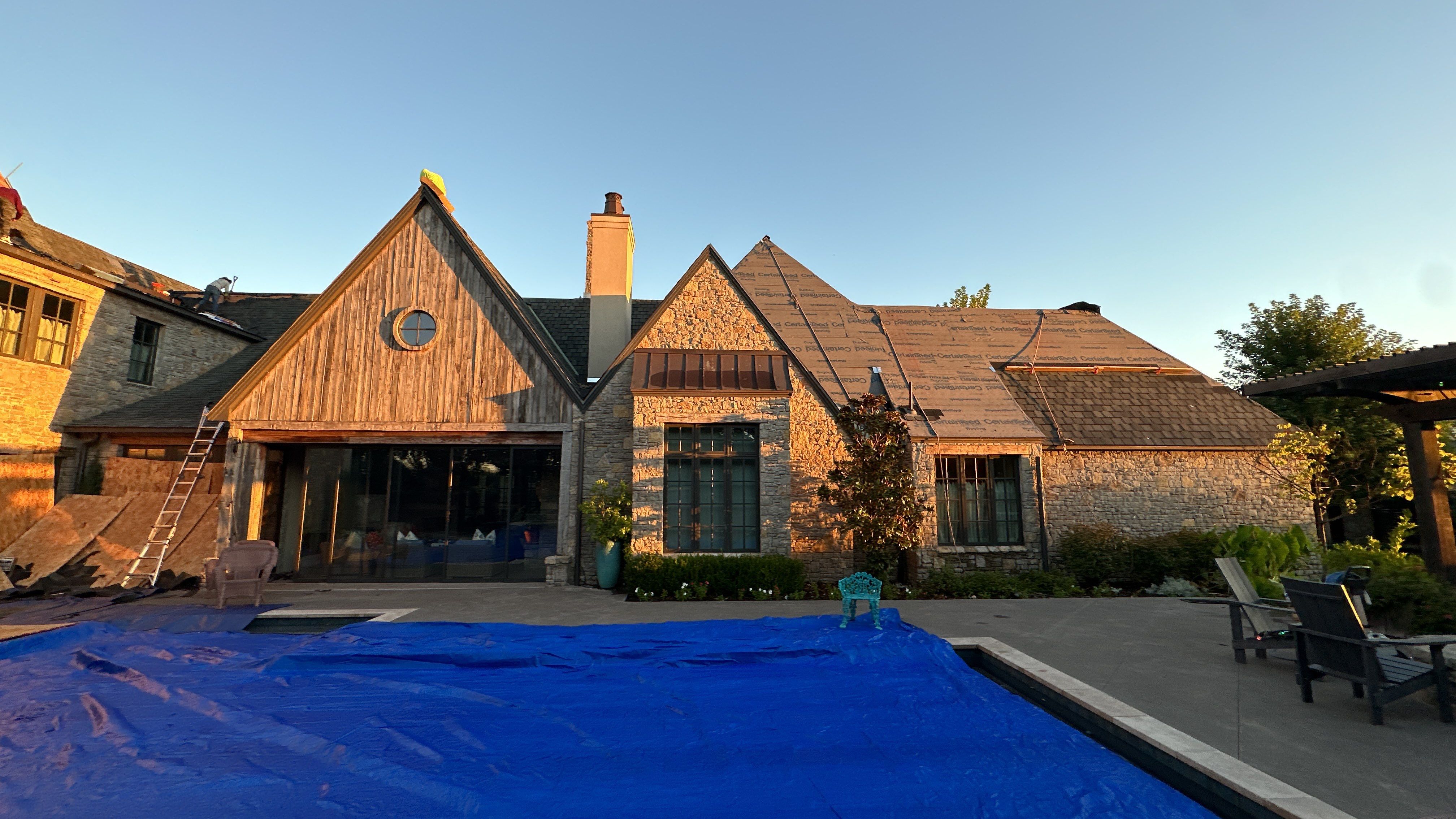 Reroof using Certainteed Belmont IR by Castillo Roofing