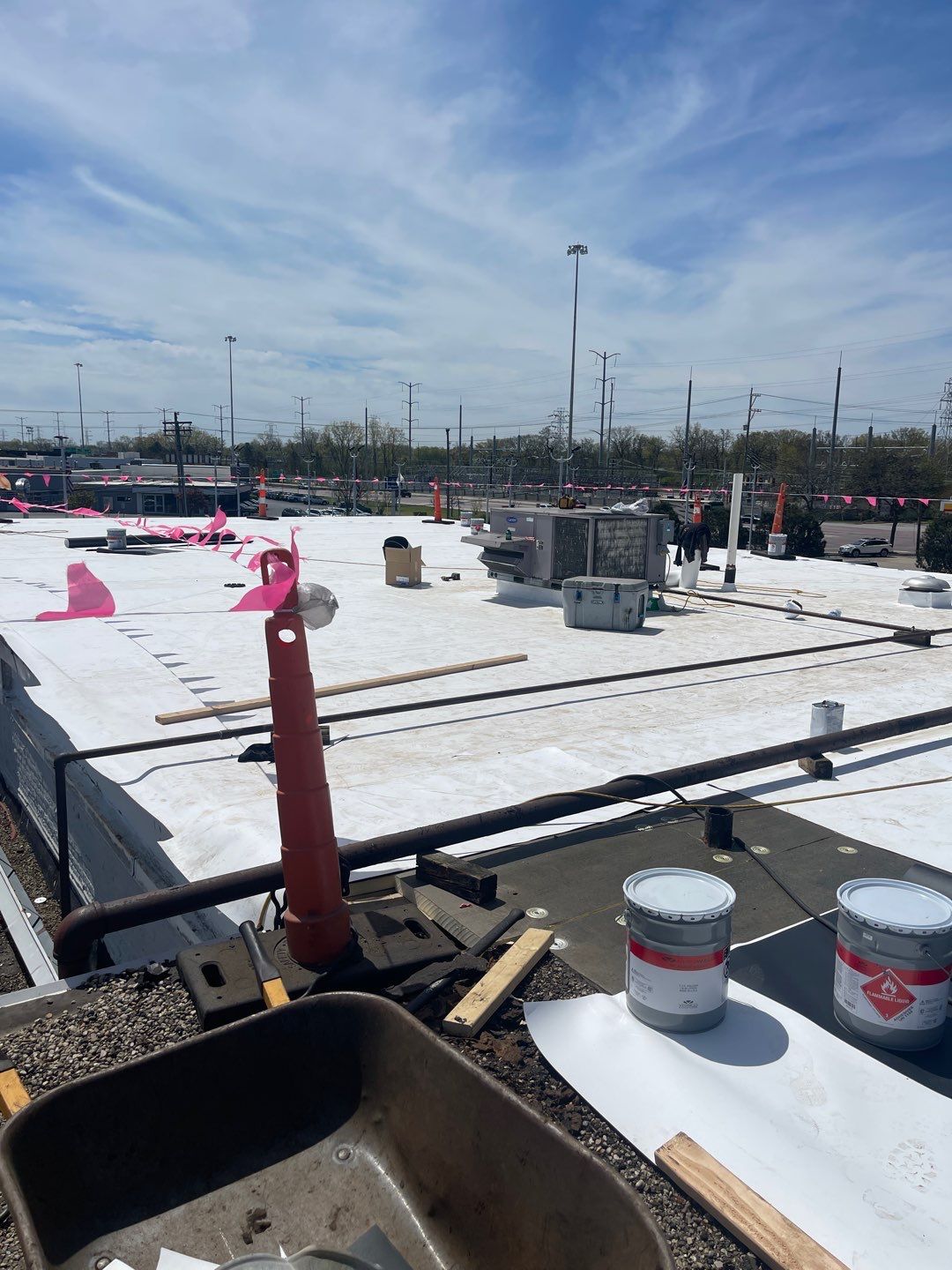 Ford Dealership - Re-Roof by Pink Roofing