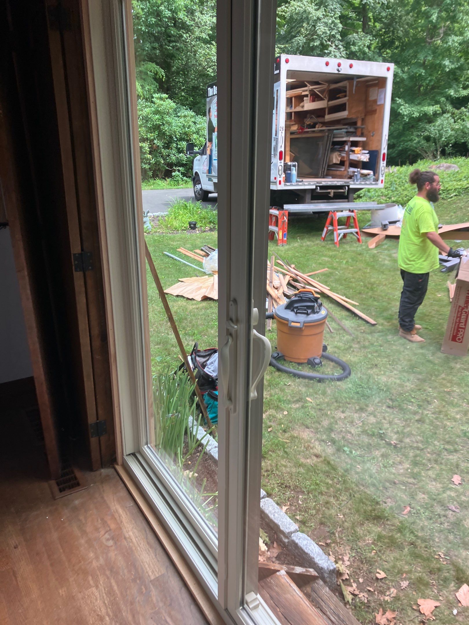 Infinity by Marvin Sliding Patio Door Installation by DiGiorgi Roofing and Siding Inc