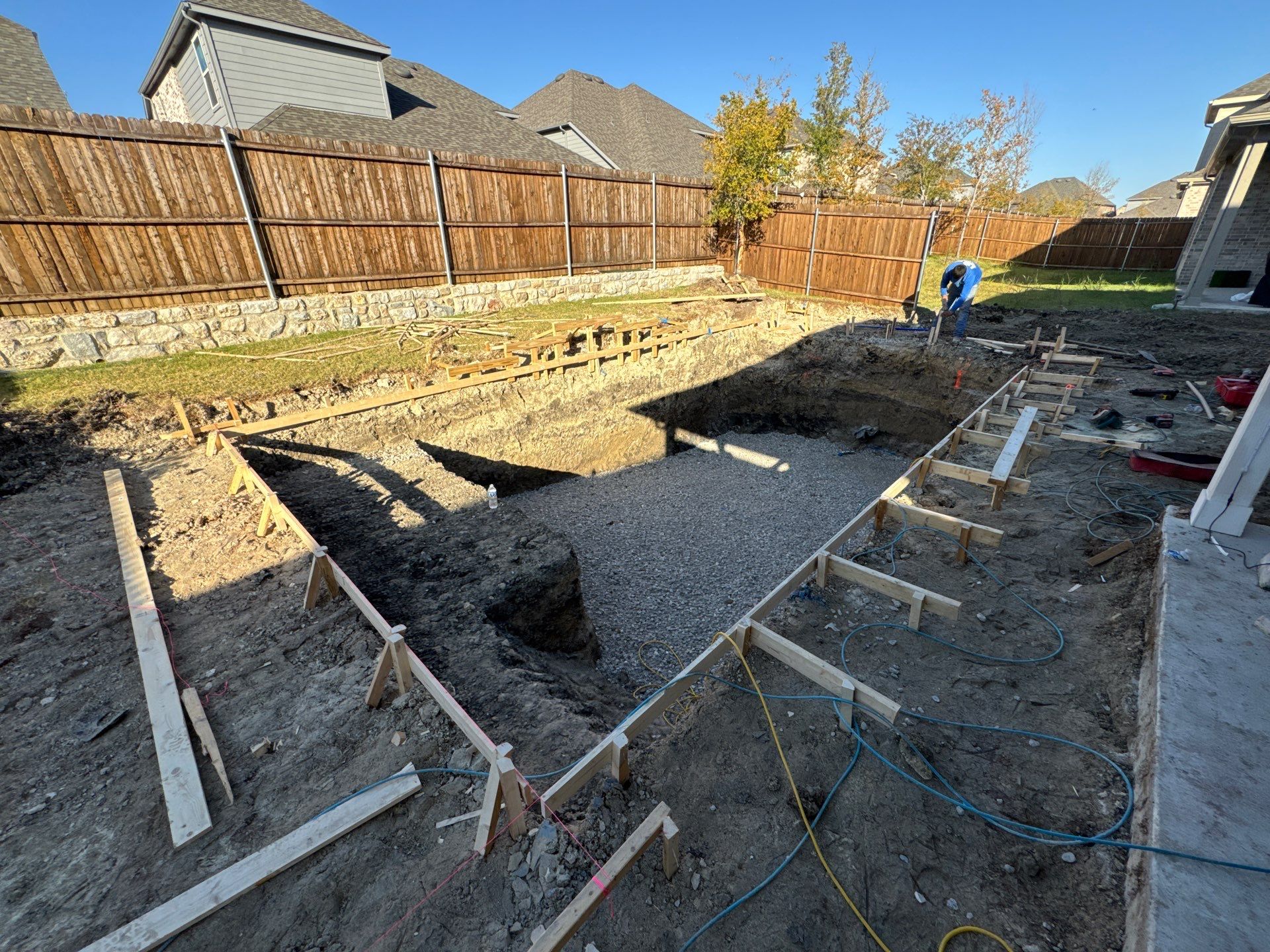 Geometric Pool with Pavers by Pinnacle Pools and Spas - DFW