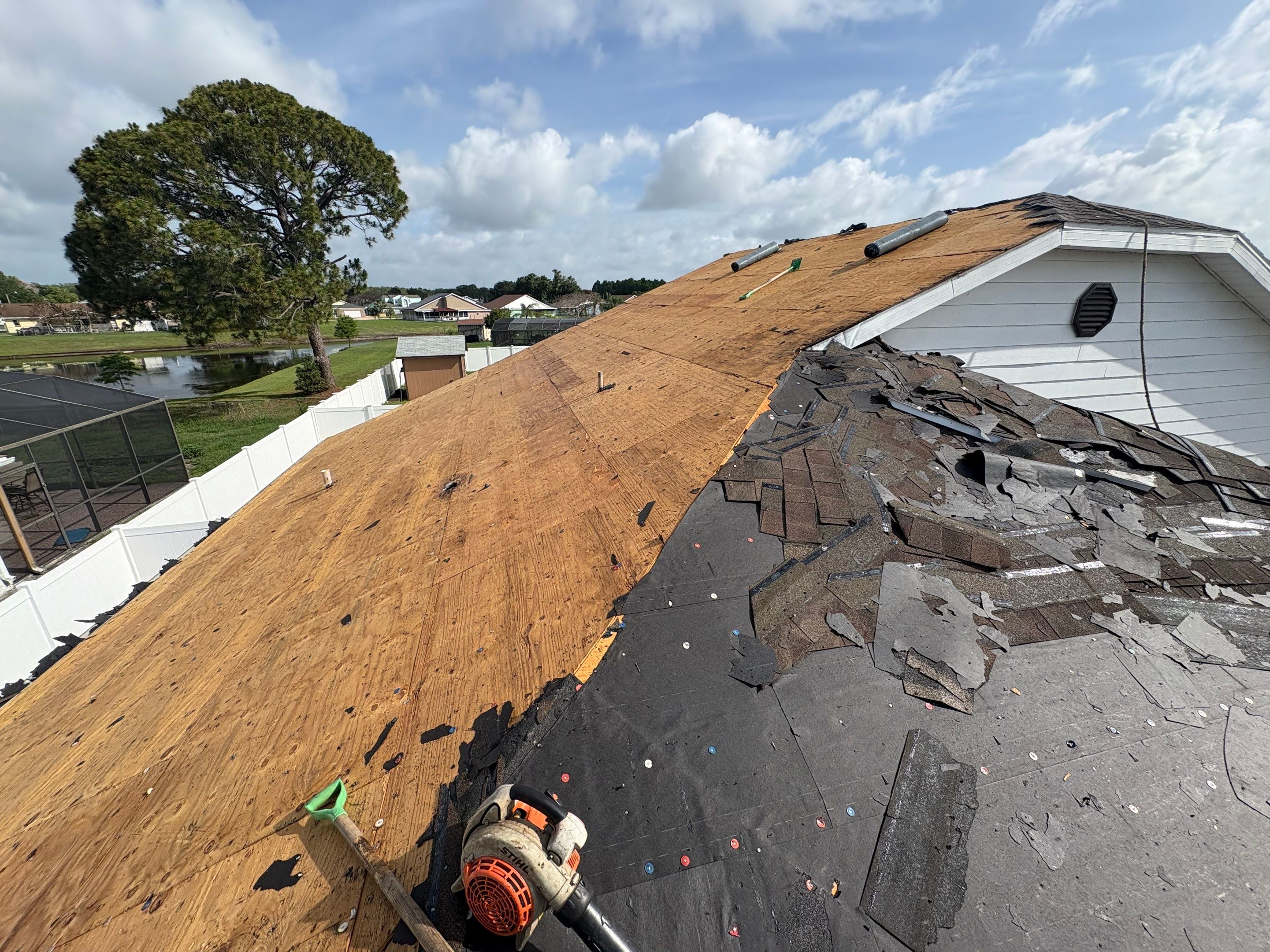 Residential Metal Roofing Installation and Gutter Replacement in Kissimmee by Pinnacle Roofing Group