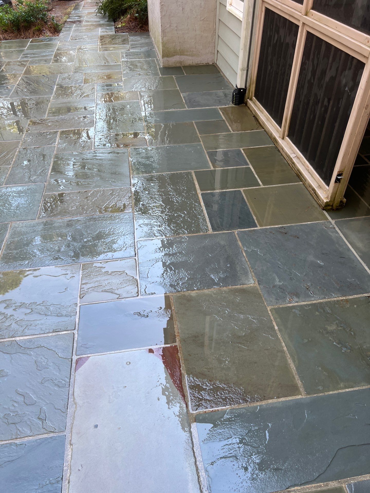 travertine  using Concrete Sealant by DuraSeal