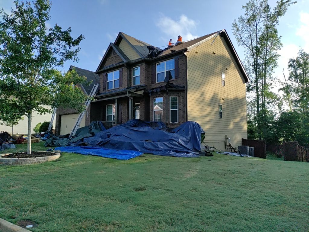 Residential Roofing Installation using Owens Corning TruDef Peppermill Gray by Inspector Roofing and Restoration