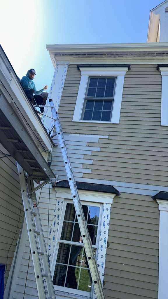 Ice Dam Remediation + EPDM Waterproofing + PVC Trim Restoration by Mighty Dog Roofing of Greater Middlesex County
