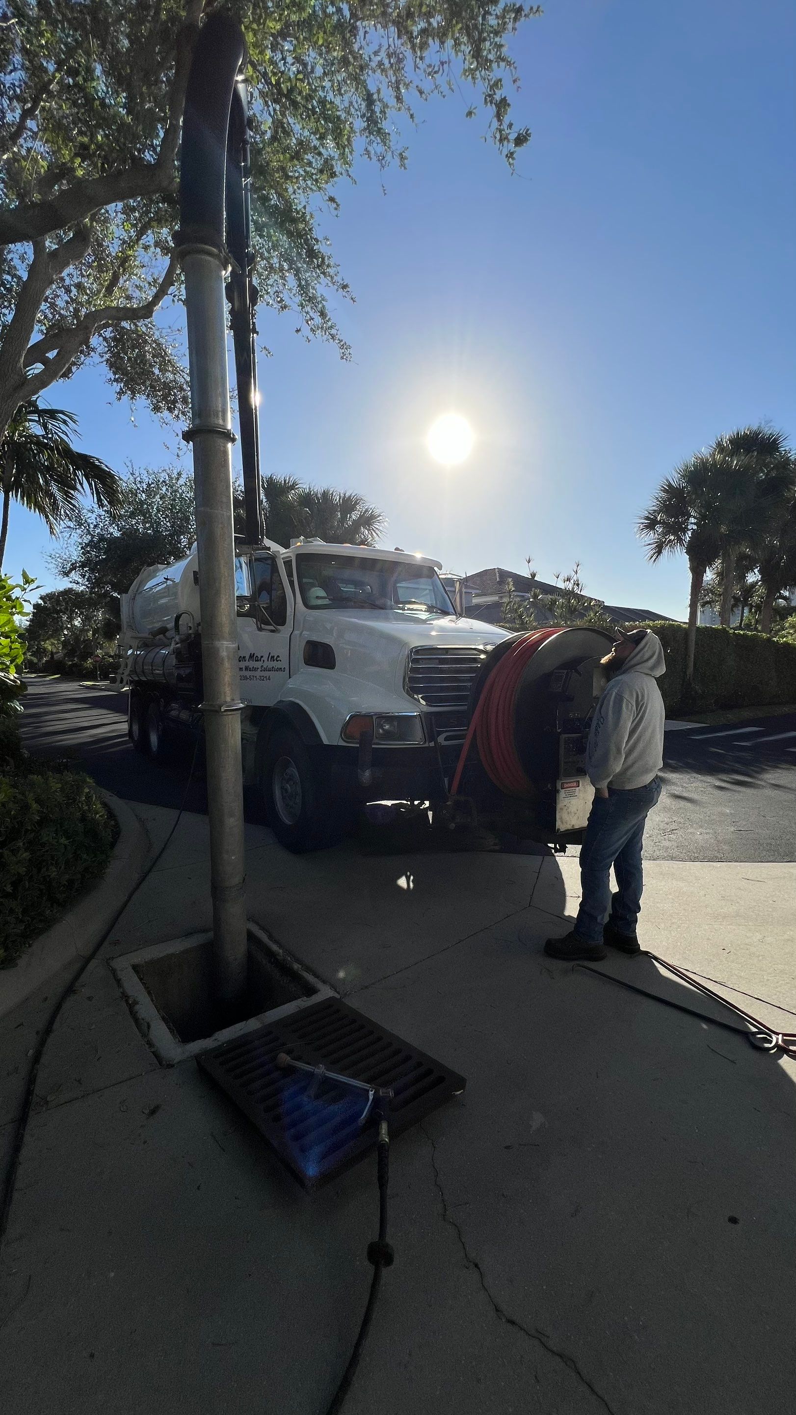 North Naples Neighborhood Catch Basin Cleaning by APS Power & Water