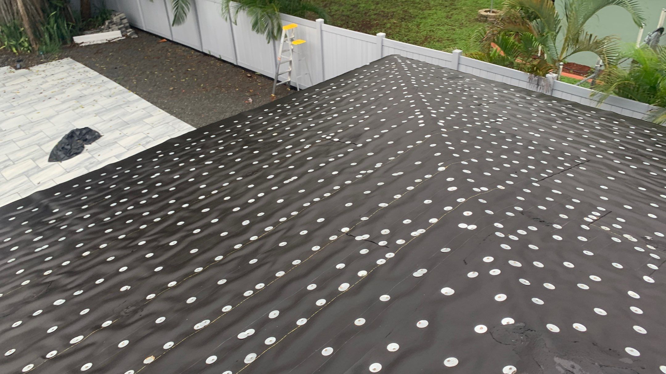 Residential Roofing Installation using 1" Nail strip metal roof by BLUES BROTHERS ROOFING