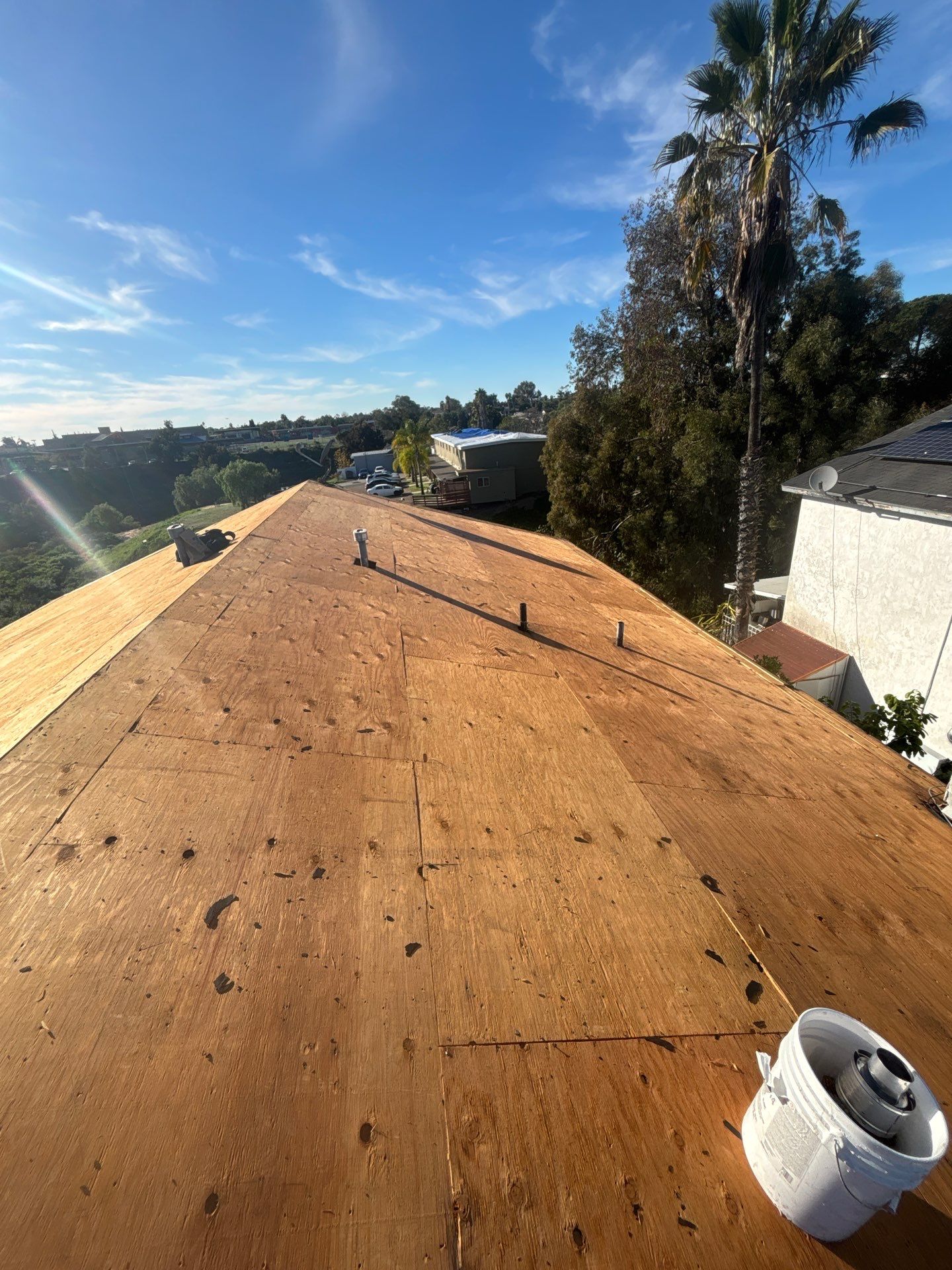City Heights, San Diego Full Shingle Roof Replacement & Structural Wood Rot Repair by Zenith Roofing Services