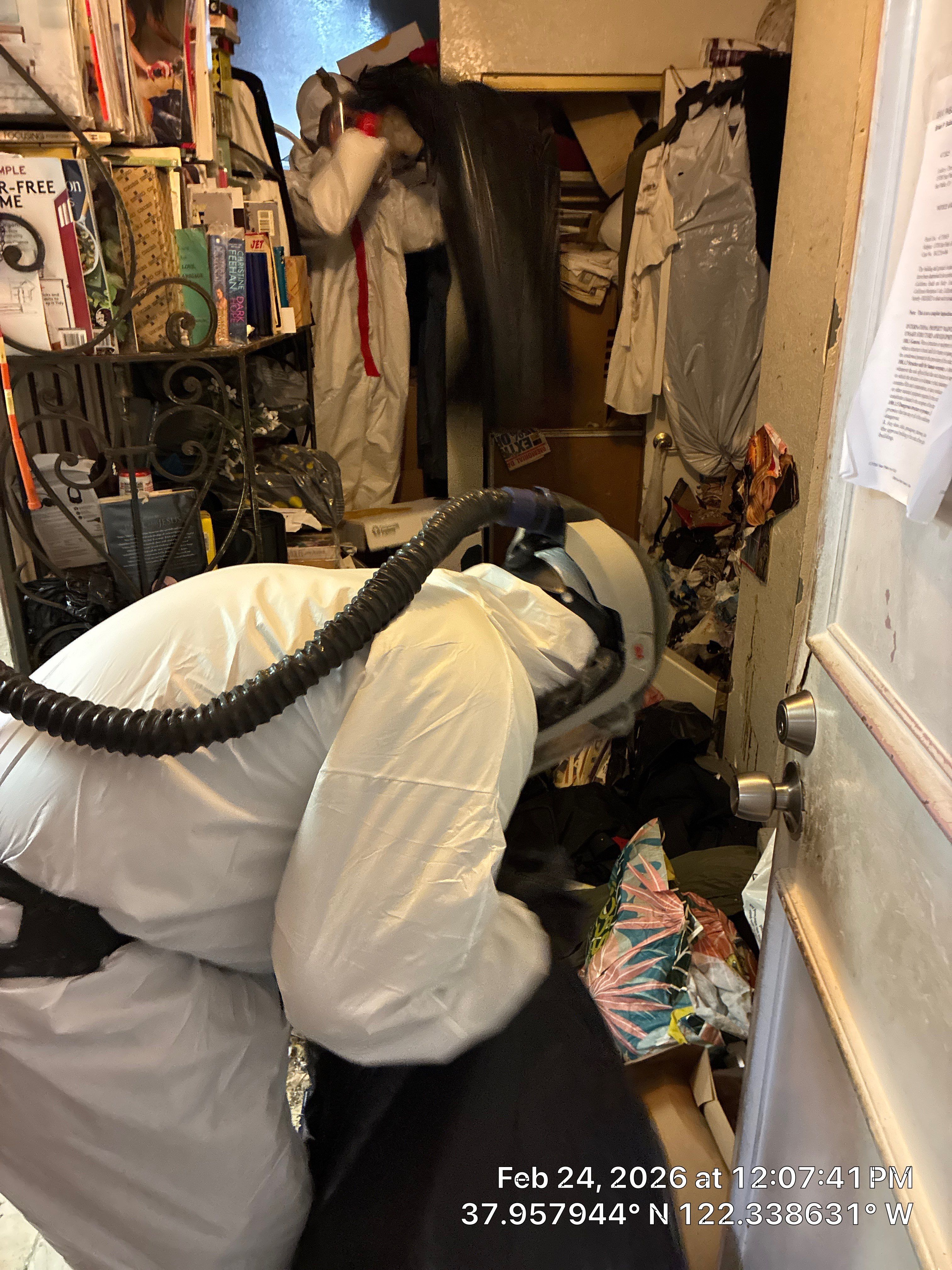 Project in San Pablo by 911 Hazmat Cleanup 