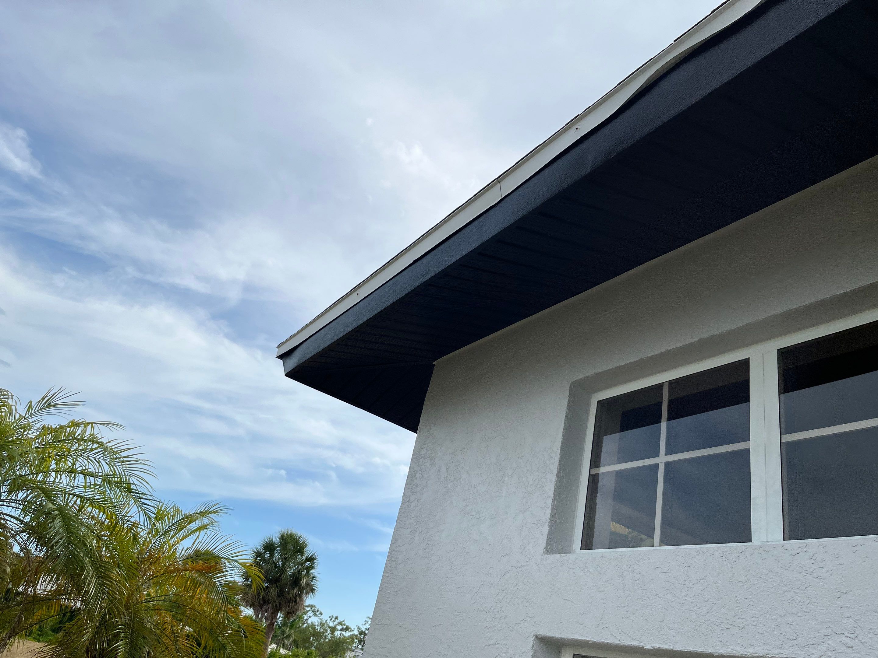 New Soffit and Fascia and Gutters in North Fort Myers FL by Gutter Professors