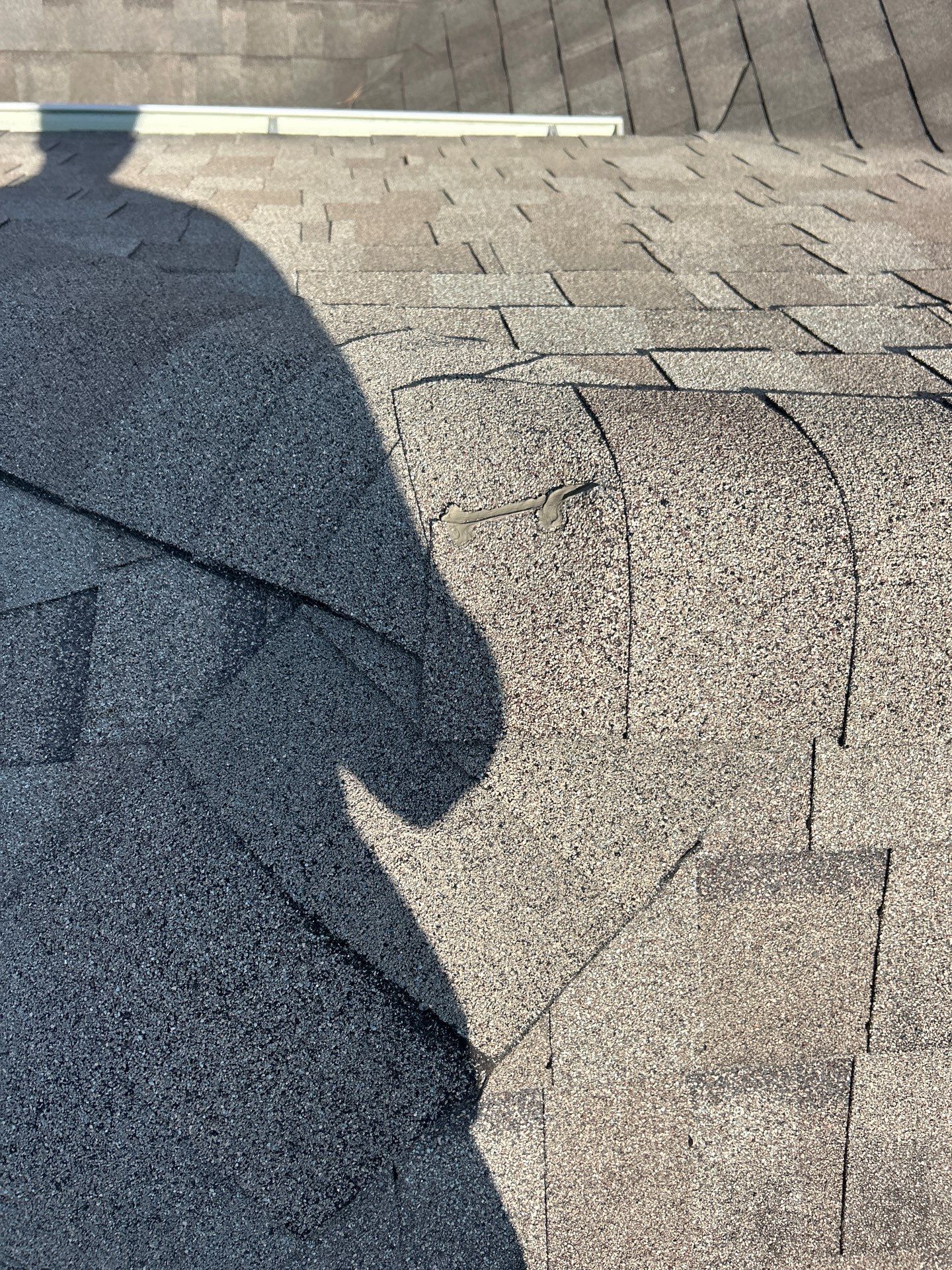Hail Damage using Owen's Corning Duration (Lifetime) Shingles by Roof Repair Company