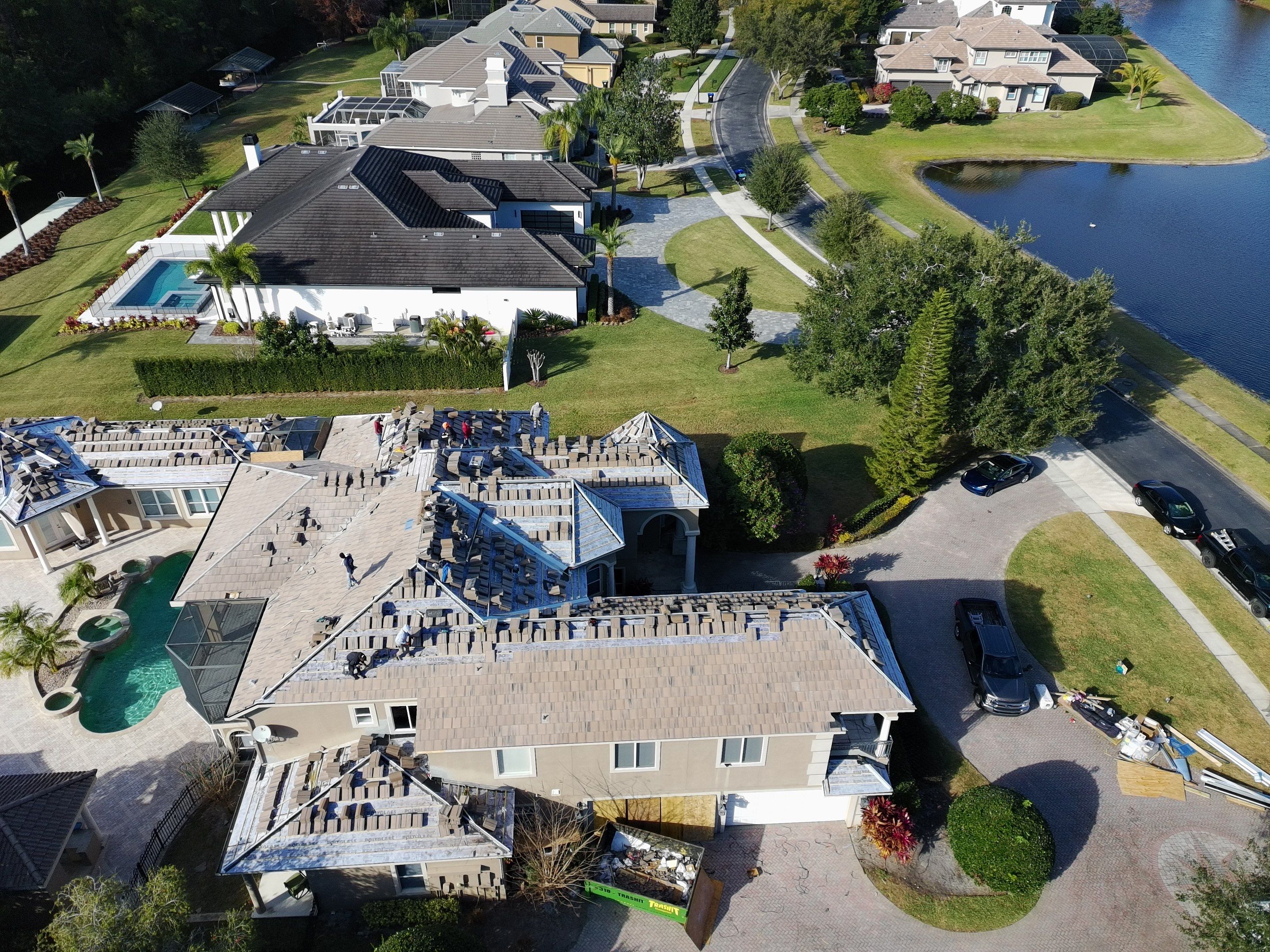 Mediterranean Tile Roof Replacement and Leak Remediation in Orlando by Fortified Roofing Solutions Corp.