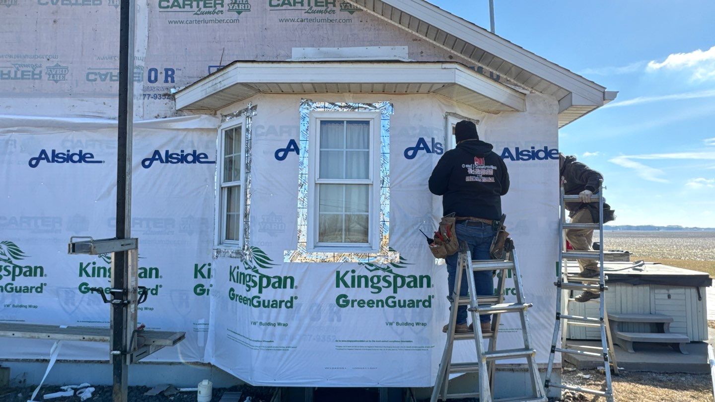 Siding Installation using Alside Coventry D4DL by Nitro Roofing and Construction