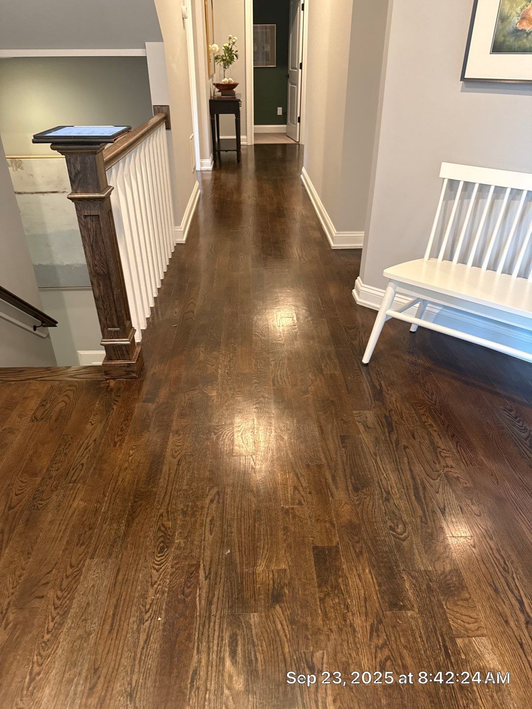 Adding hardwood floors to bedrooms by Accent Custom Floors