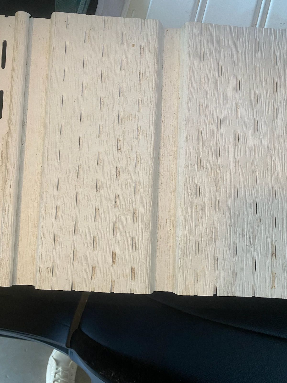 Soffit and Fascia Installation using White Vinyl Soffit in Pensacola FL by Gutter Professors