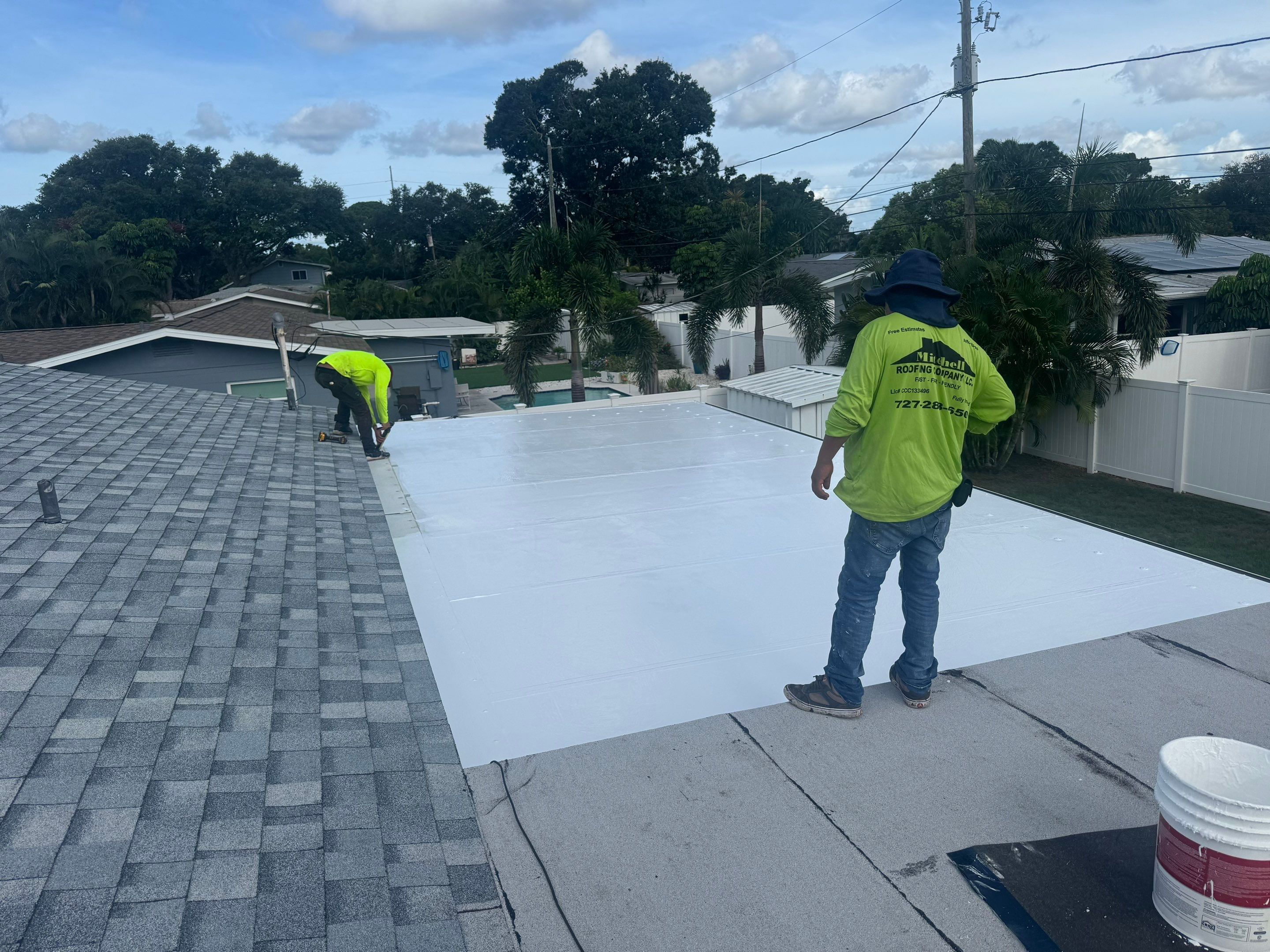 Project in St. Petersburg 33710 by Mitchell Roofing Company LLC 