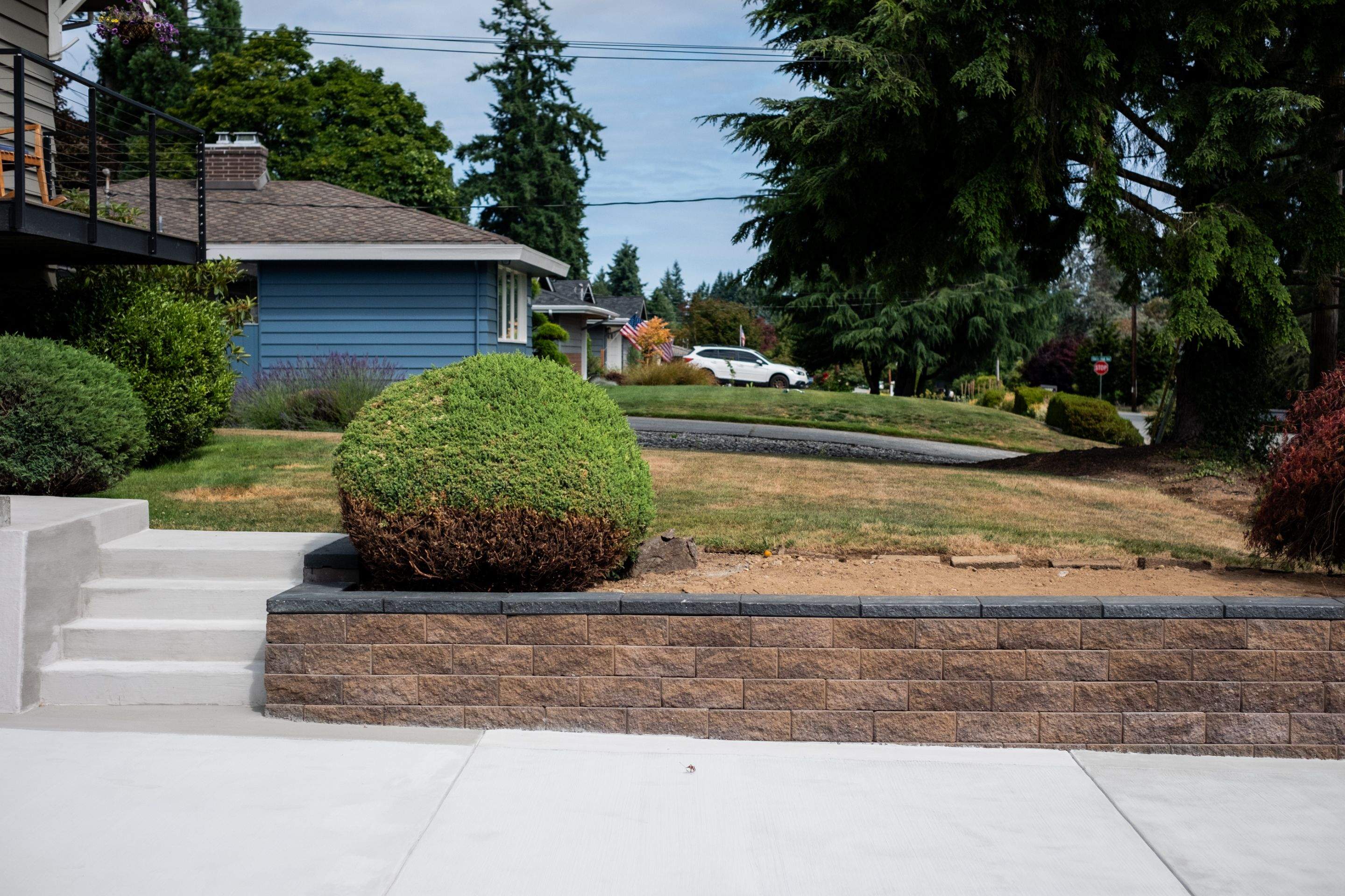 Justin | Retaining Wall, Landscape Project  by Jireh Asphalt & Concrete Inc 