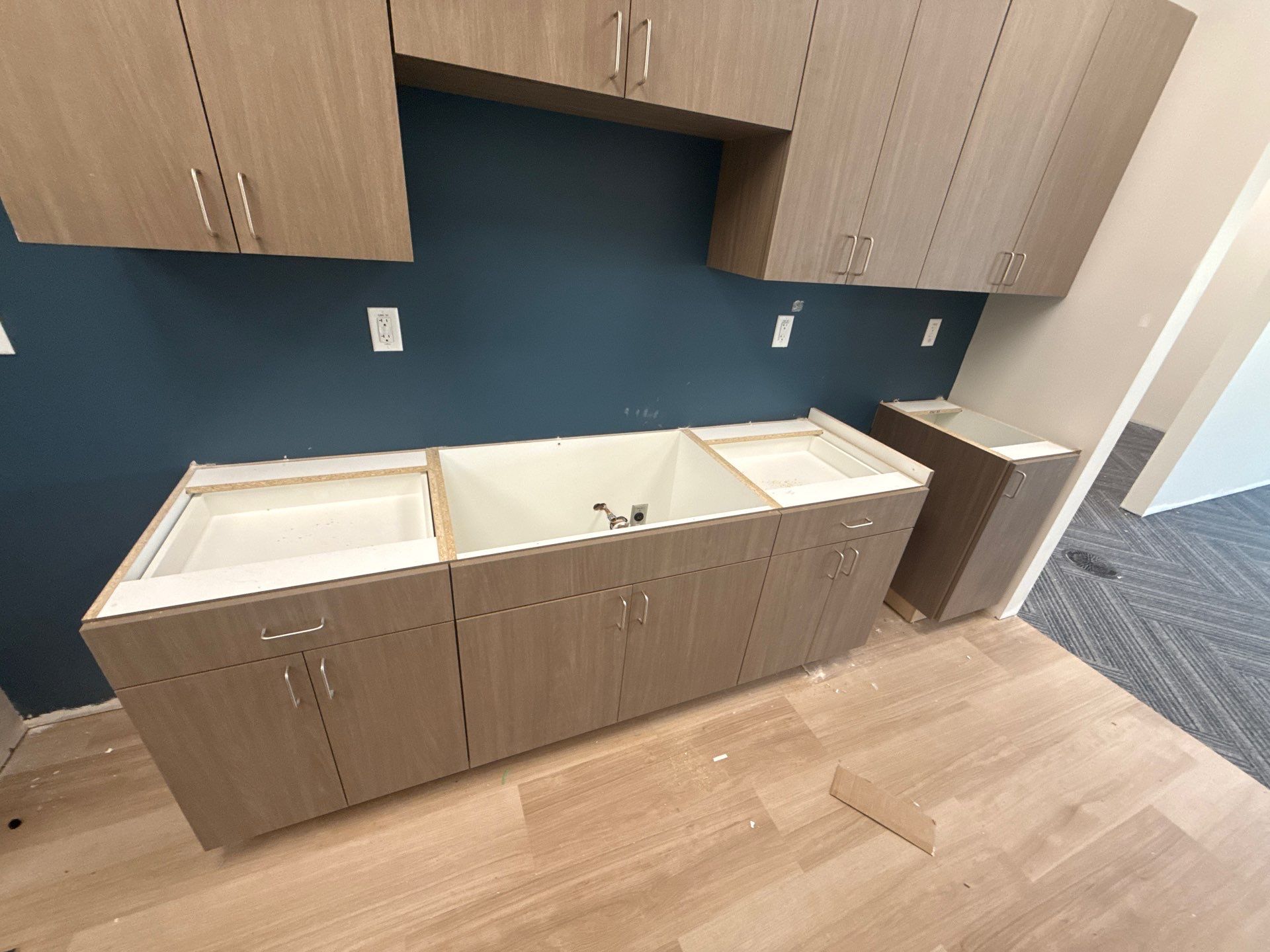 Quartz Installation for Oklahoma City Commercial Offices by TNT Countertops