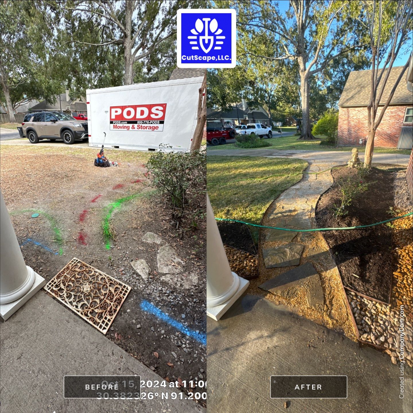 LANDSCAPE SERVICES: -Design -Demo -Install & SOD INSTALL by CutScape, LLC.