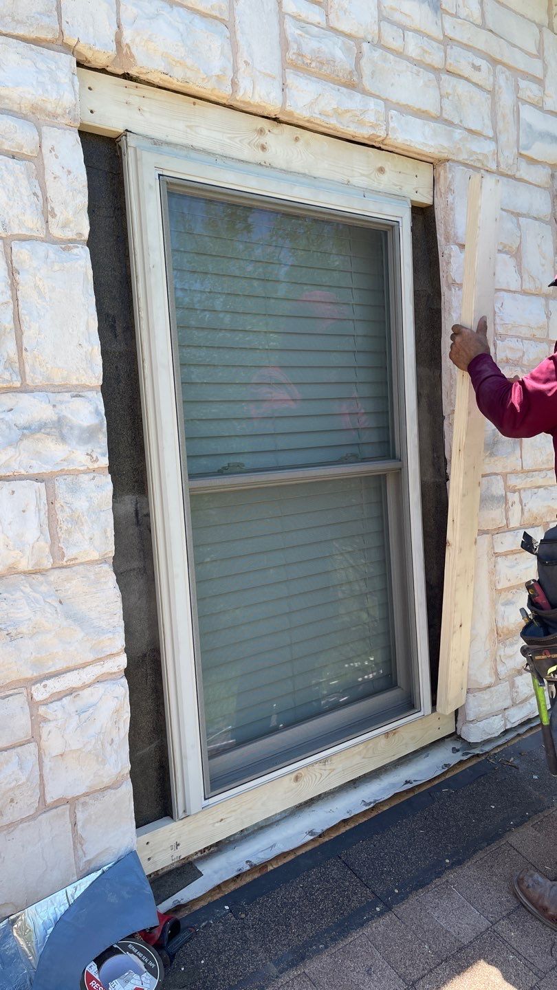 Leak Repair over Master Bedroom and Bathroom by Tex-Line Roofing