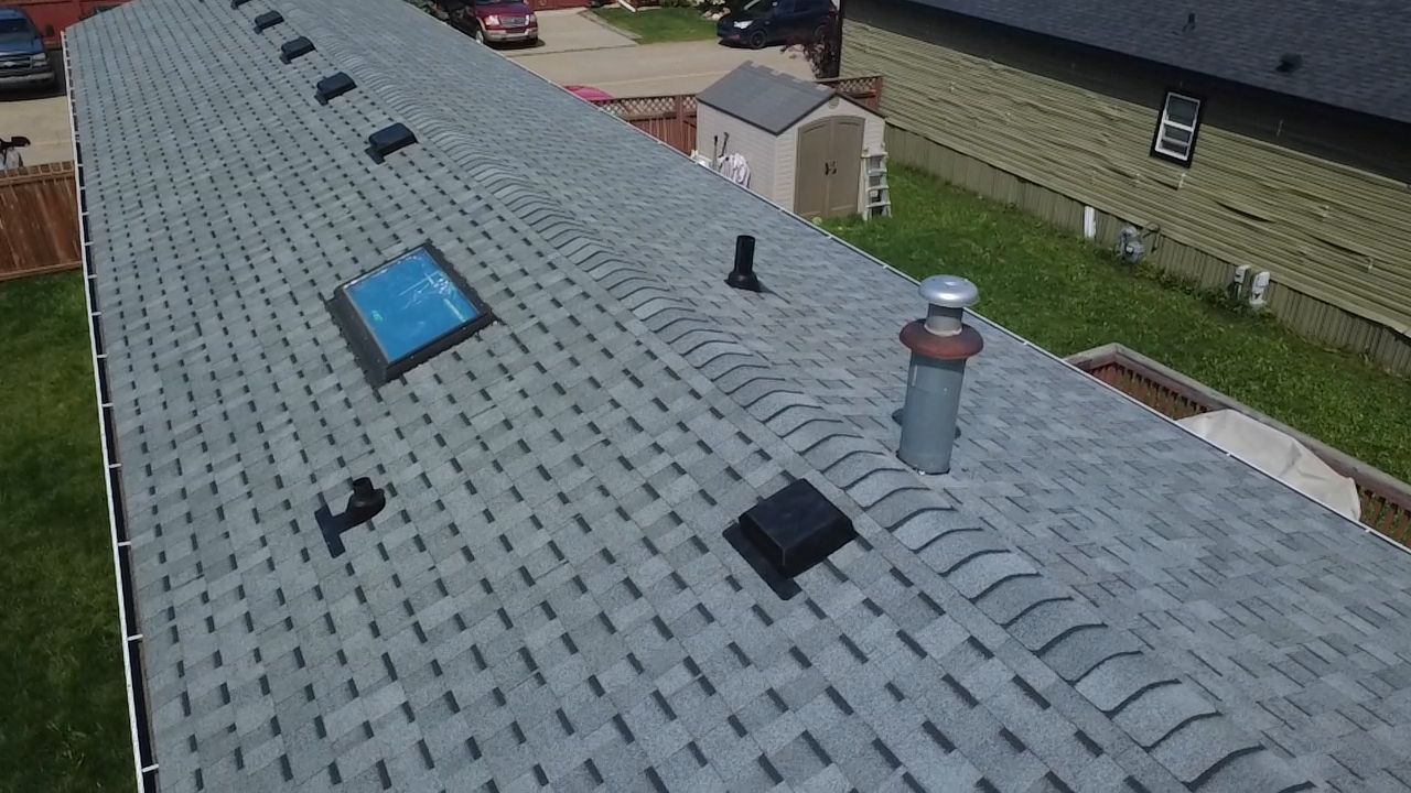 Silver Gray on Mystique  by 2thetop Roofing