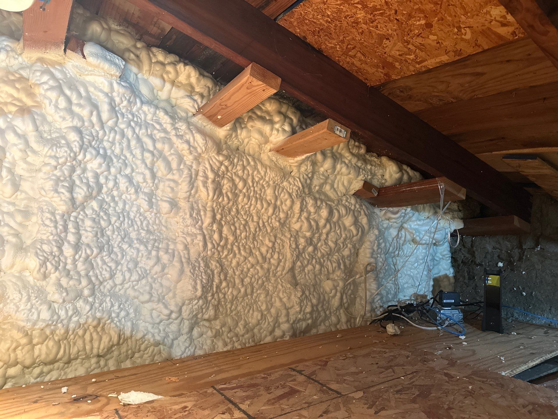 Open Cell to an Attic Flat by NYS Foam & Energy