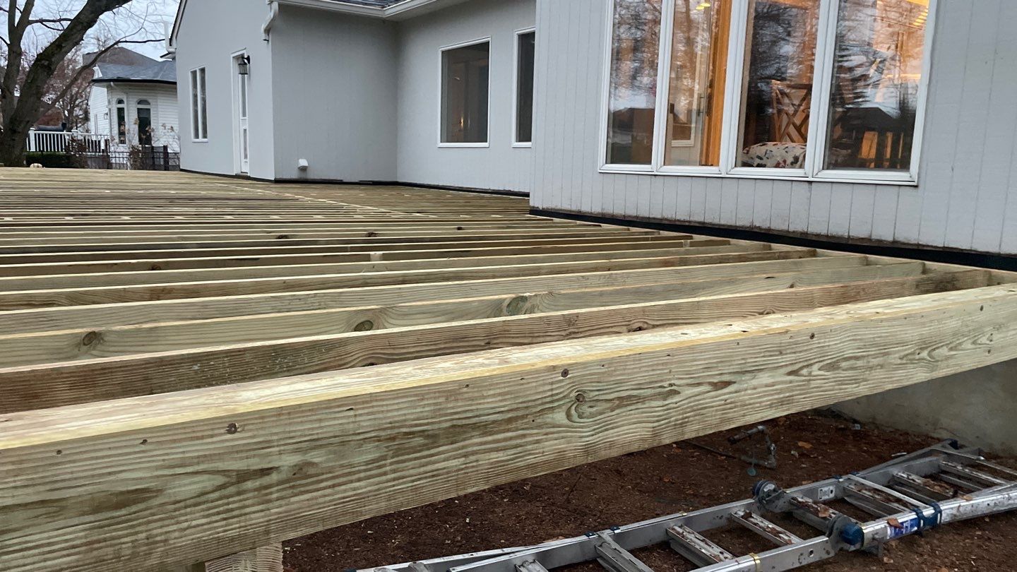 New Deck with Porch In Marlboro by deck guardian