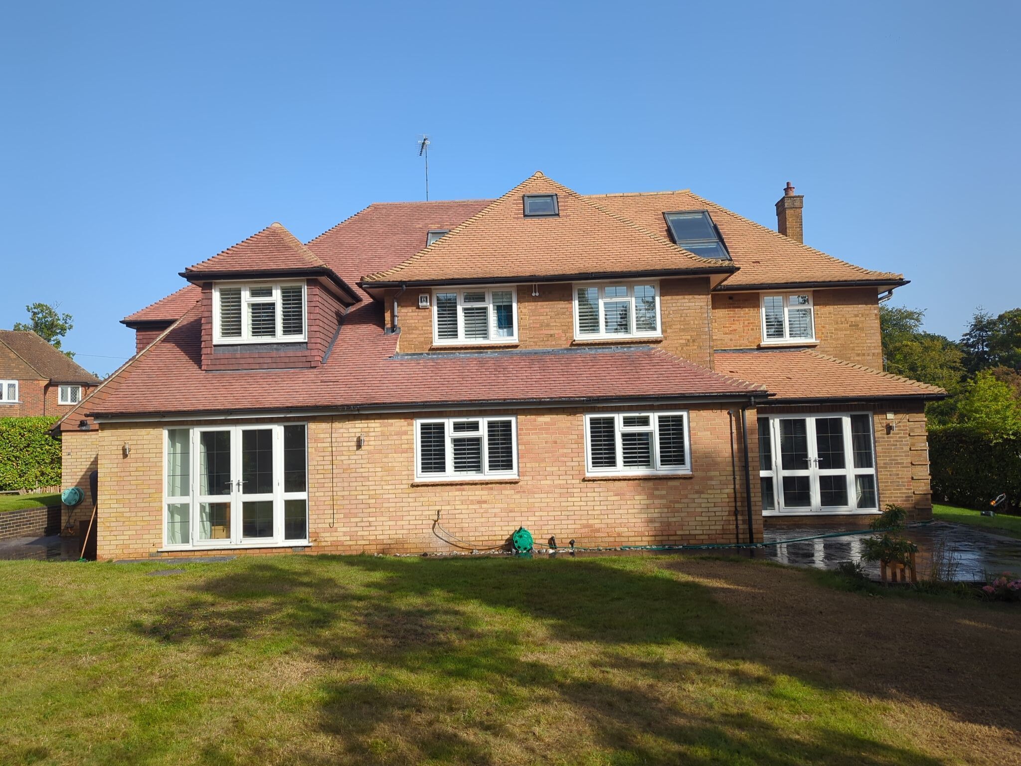 Exterior Clean - Roof - Patio - Driveway using Honda 15lpm Low Pressure Washing Machine by Ges Exterior Cleaning ltd