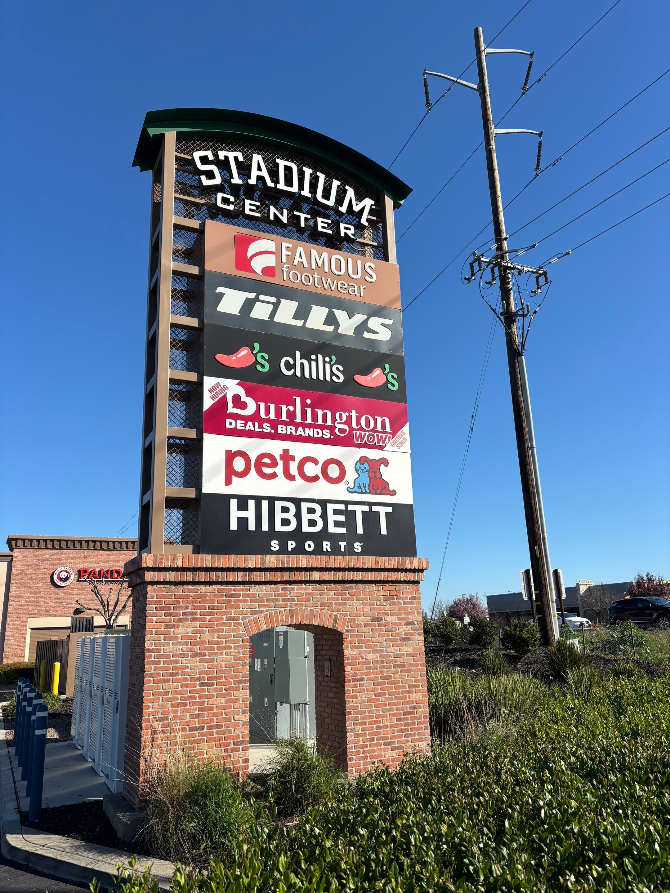 Retail Signage Installation for Burlington in Manteca by City Signs