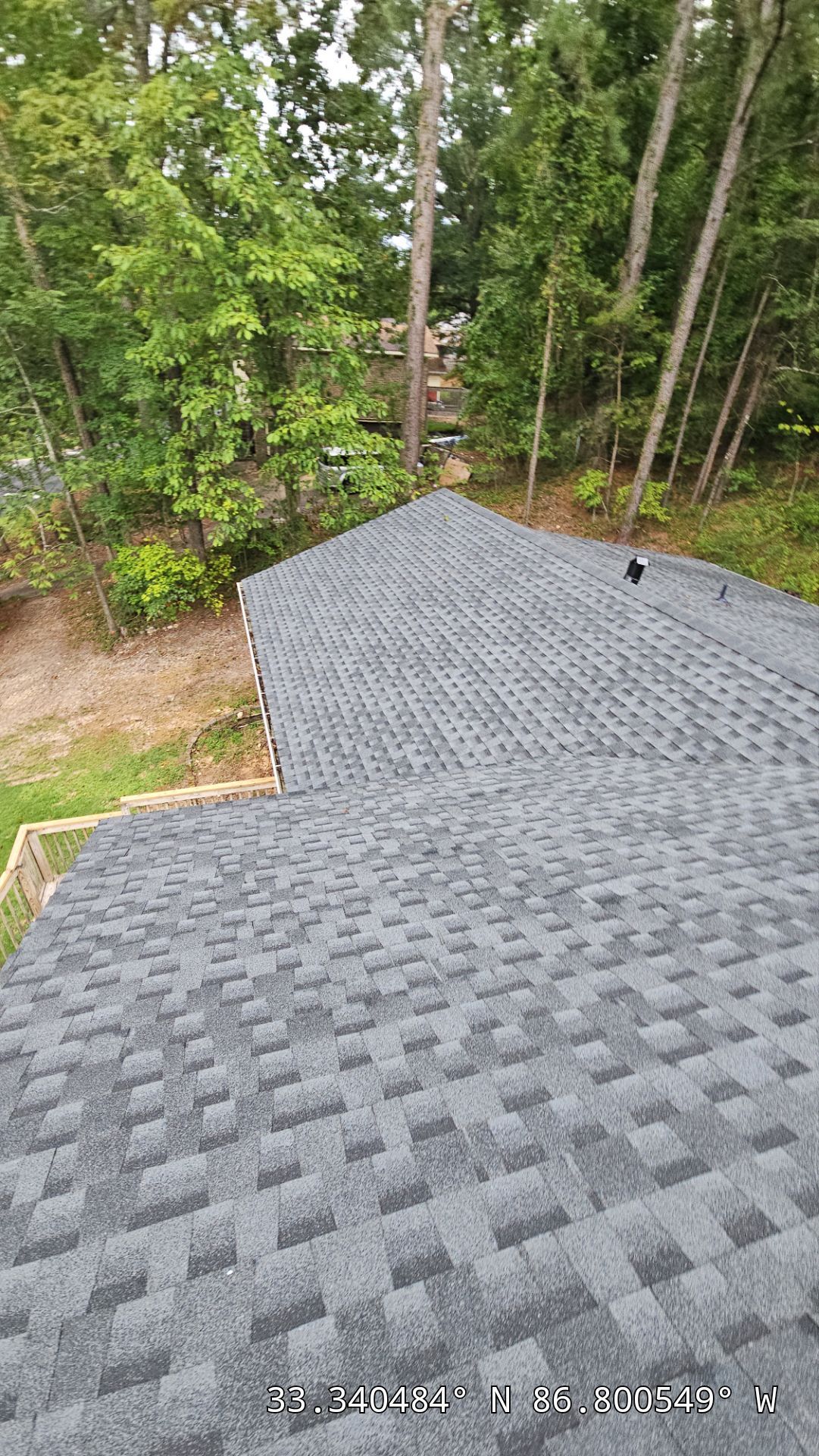 Shingle Replacement in Pelham (Charcoal) by The Roofing Dudes