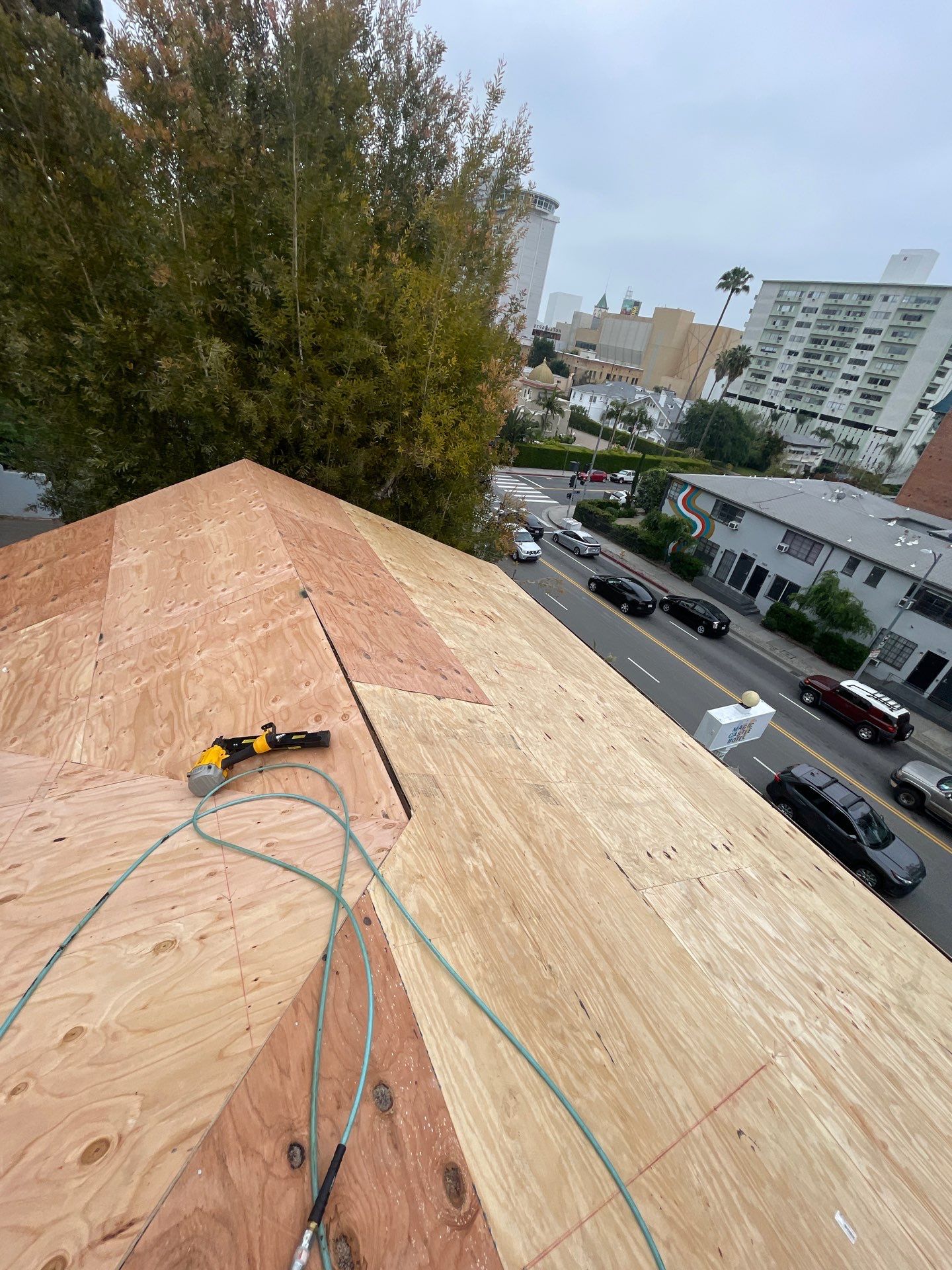 Roof Replacement at the Magic Castle Hotel- Los Angeles, CA 90028 by Epic Roof Replacement