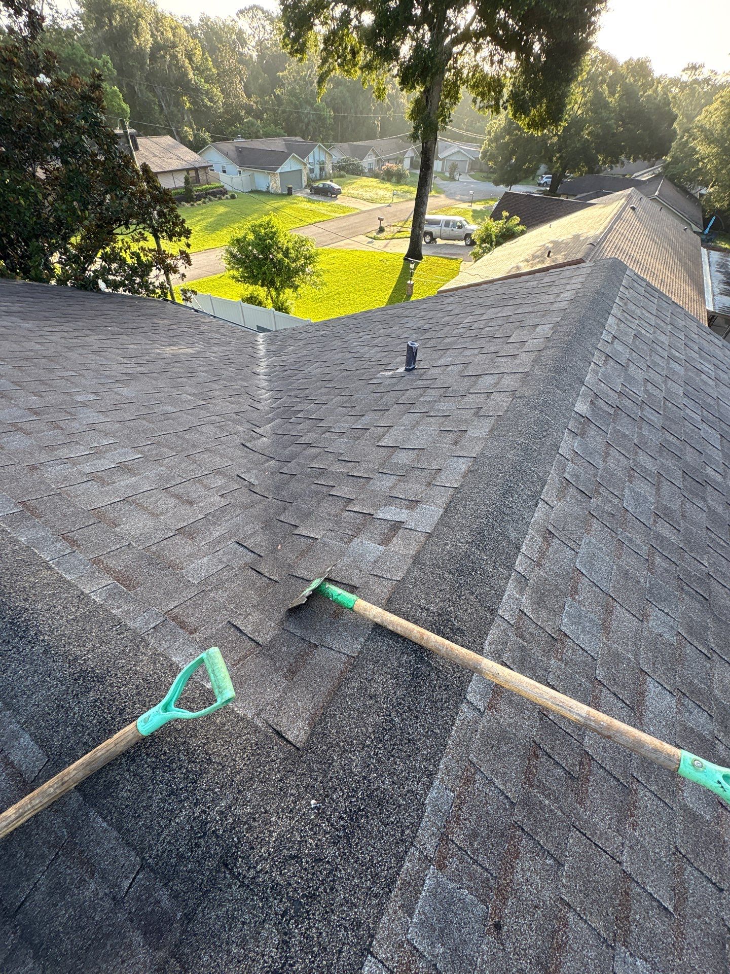 Architectural Shingle Roof Replacement and Attic Inspection in Orange City by Pinnacle Roofing Group