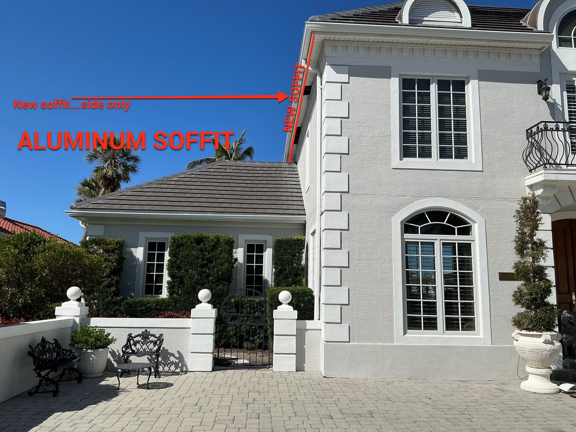 Premium Soffit and Fascia Renovation in Longboat Key FL by Gutter Professors