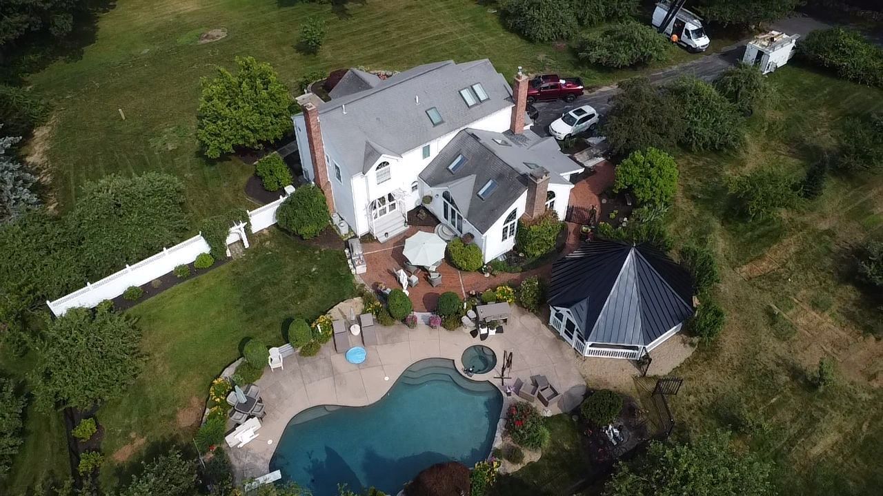 Standing Seam Black Metal Roof- Gazebo by Loyalty Exterior Solutions 