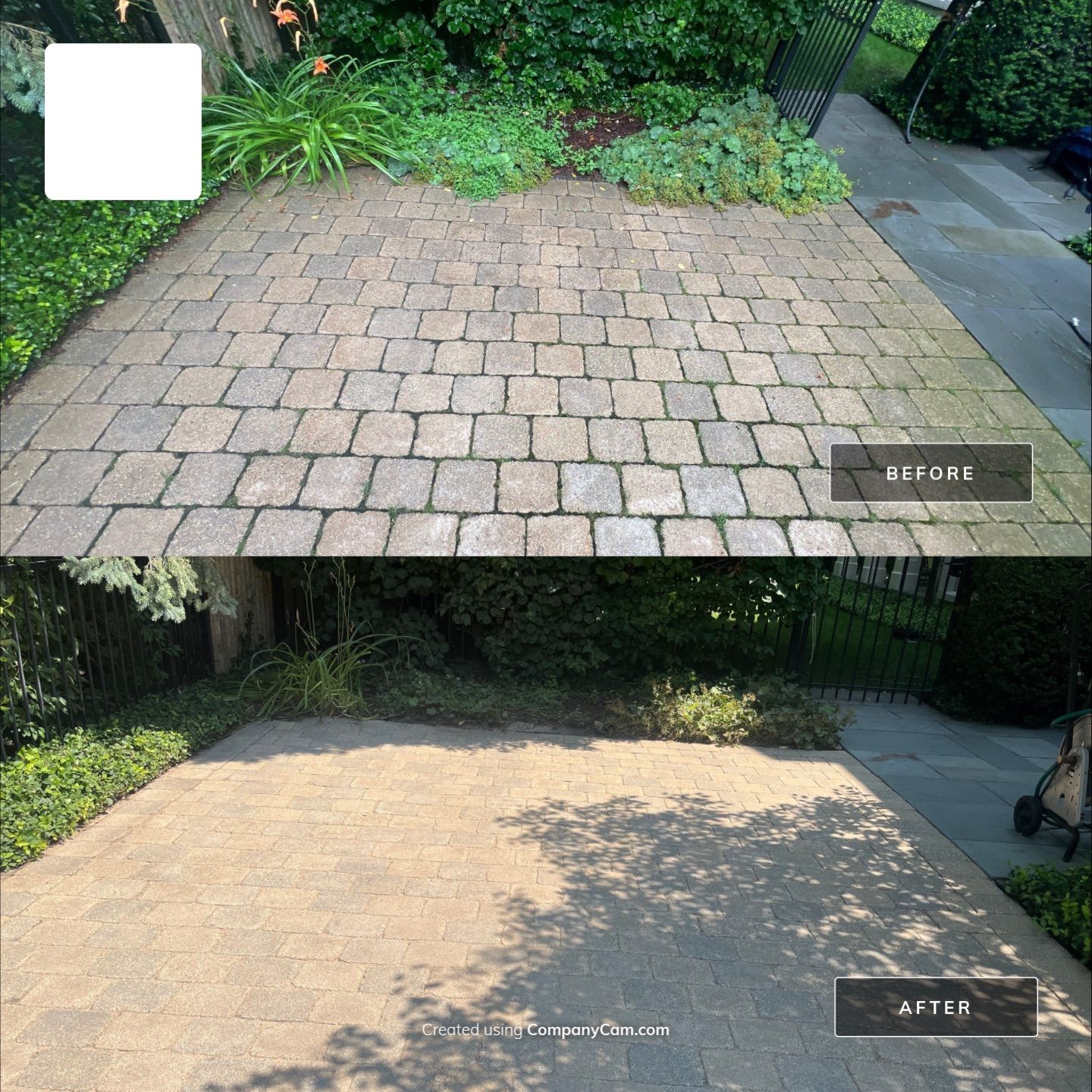 Brick paver clean, sand and seal.  using Surebond SB-1300 by Northern Power Washing LLC.