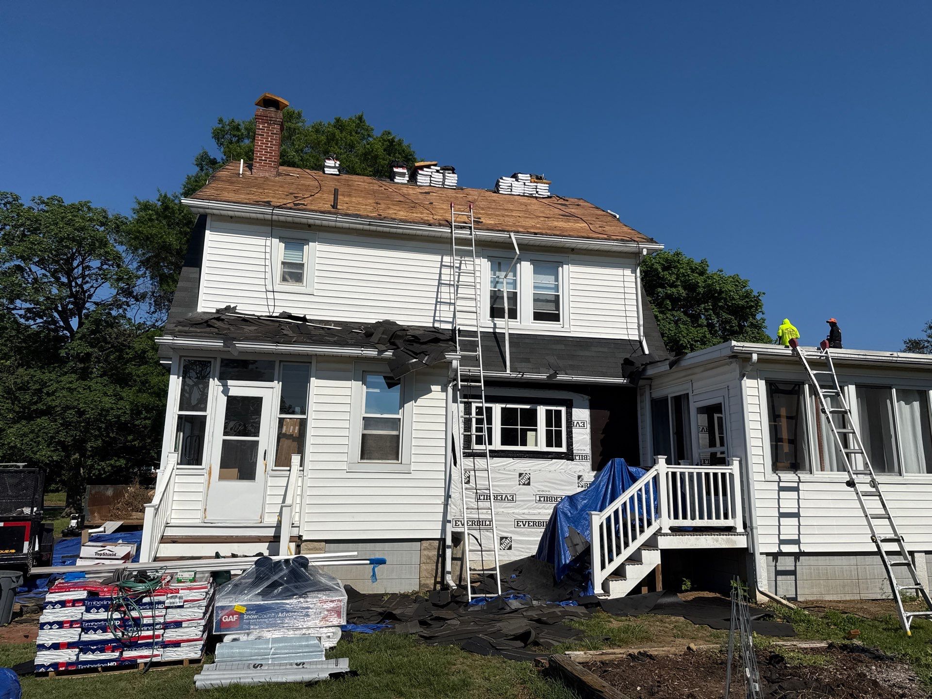 Residential Roofing Installation using GAF Timberline HDZ by Matter Roofing & Construction