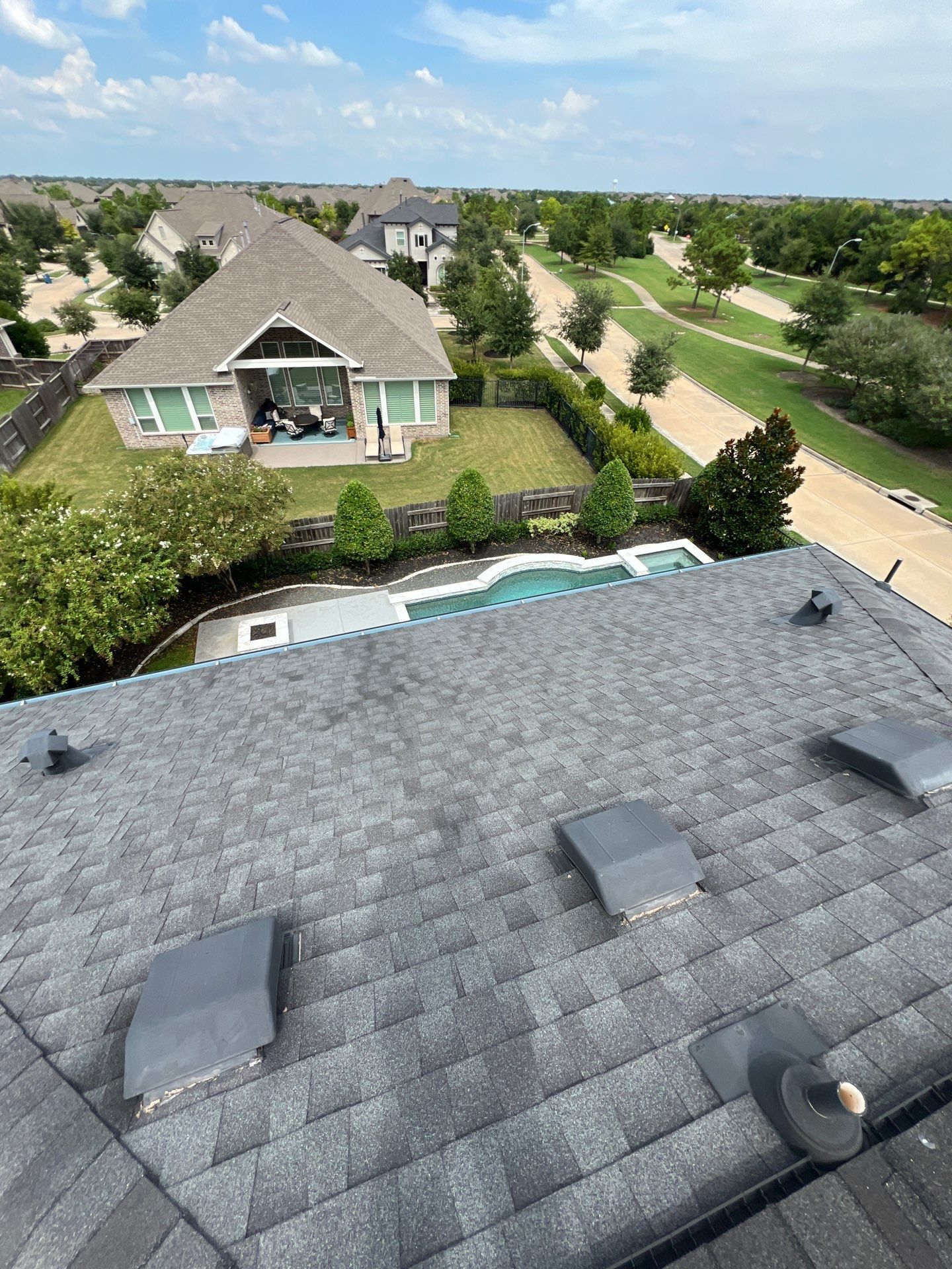 Residential Roofing Repair using Owen's Corning Duration (Lifetime) Shingles by Roof Repair Company