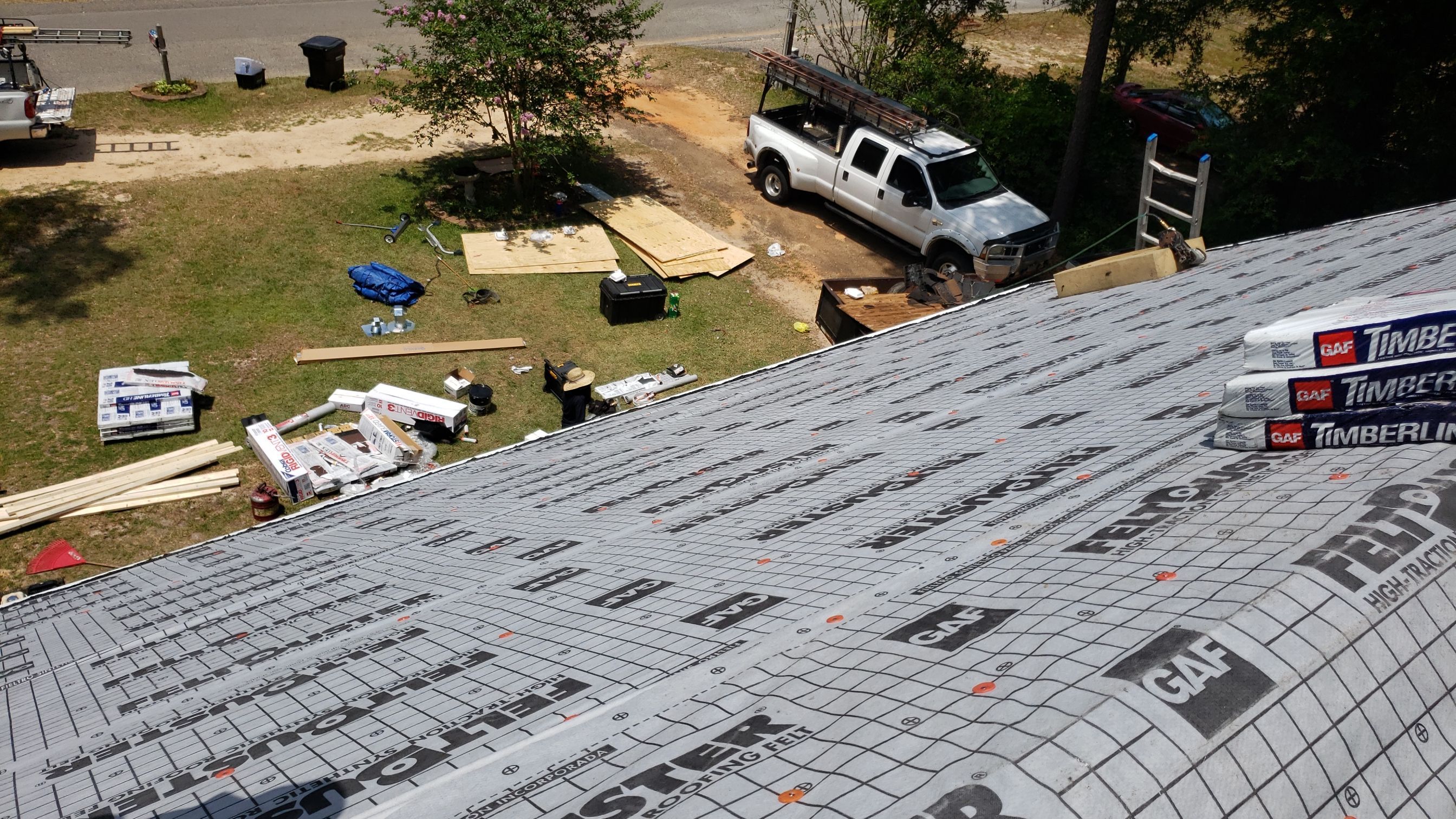 Residential Roofing Installation using Roof Replacement by American Roofing & Construction LLC