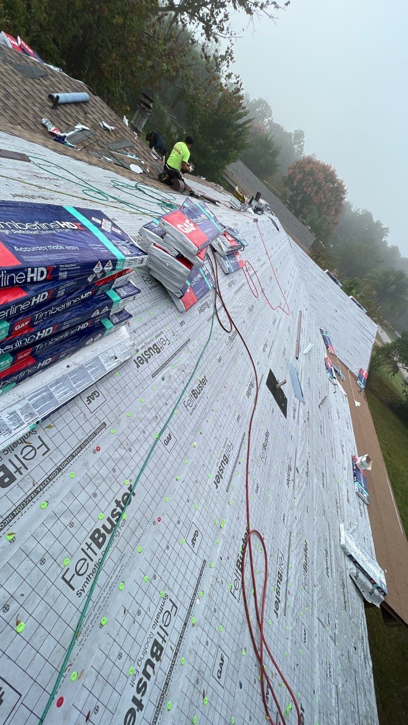 Residential Roofing Installation using GAF Timberline HDZ by 1st Class Roofing, Inc.
