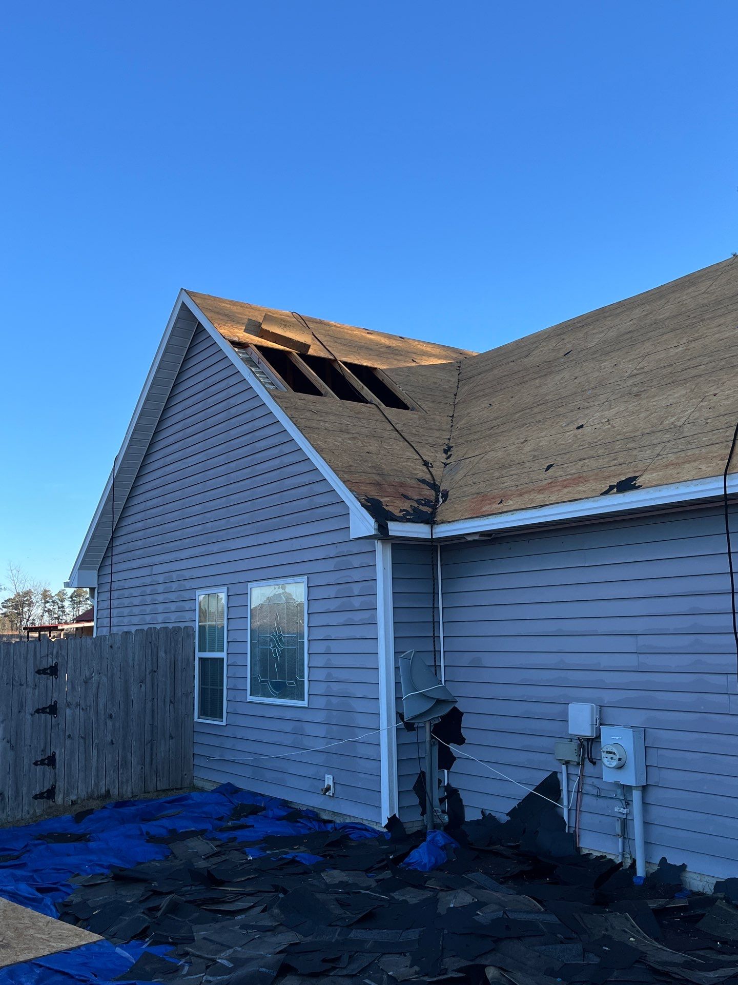 Owens Corning Slatestone Gray Shingles by Karcher Roofing & Construction